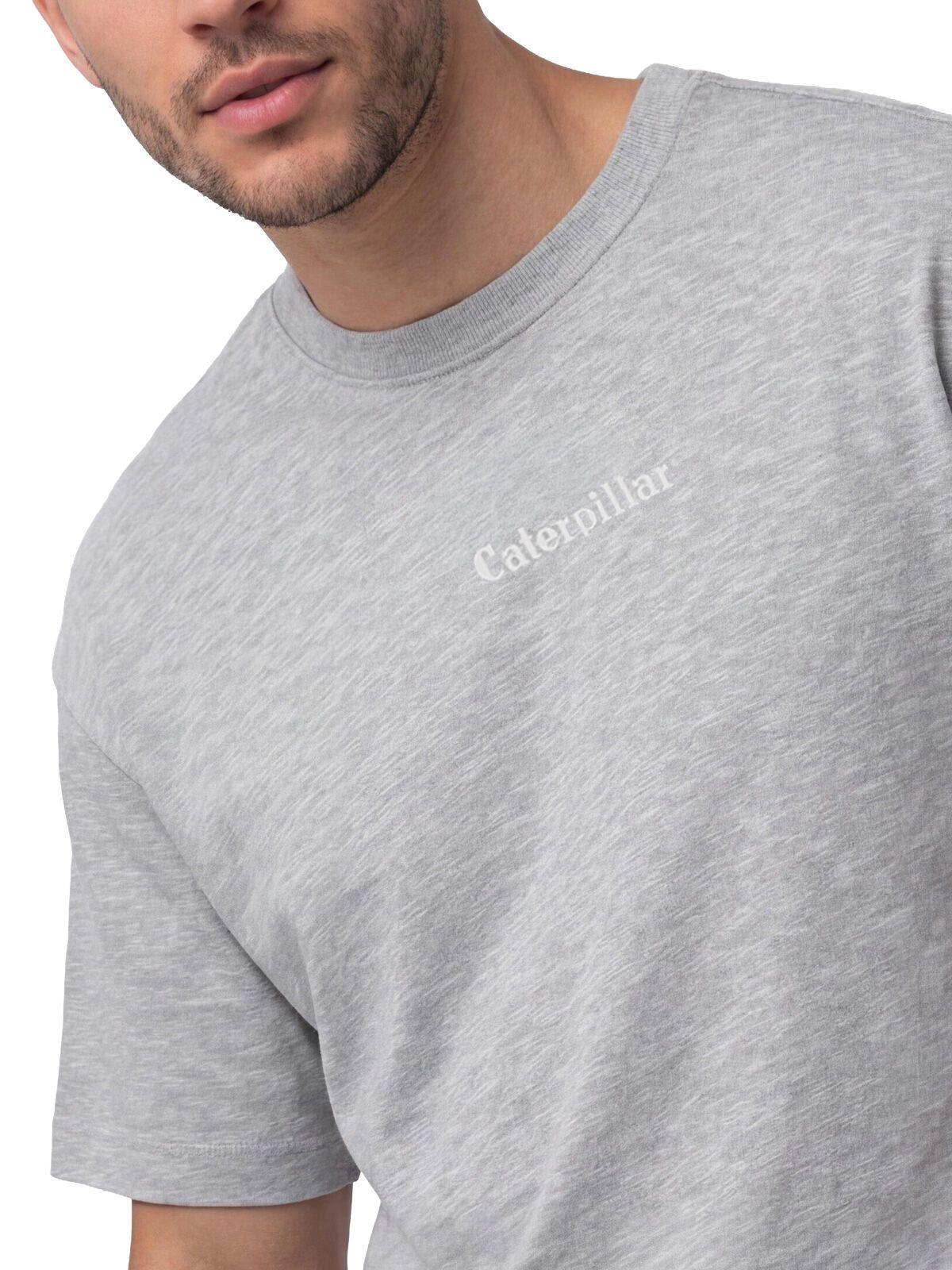Polera Manga Corta Hombre Slub Knit Relaxed Gris-4