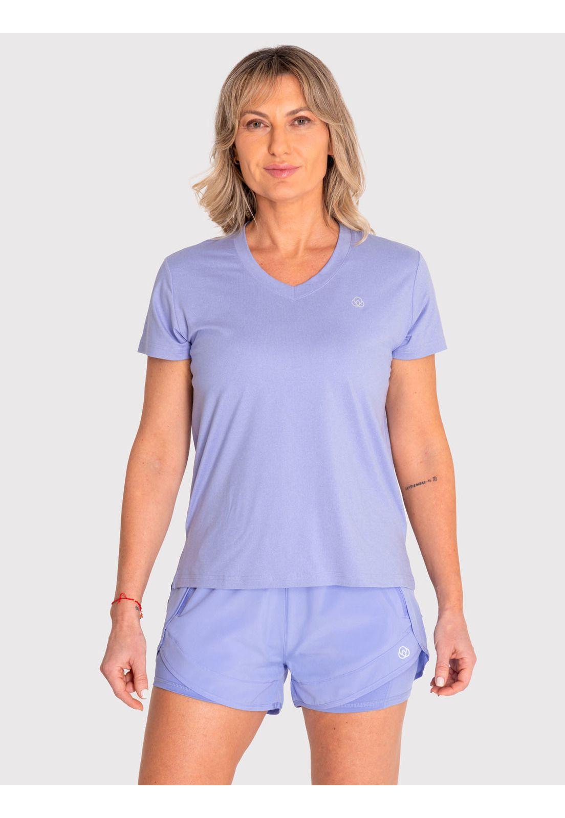 Camiseta Azulón Mujer Cuello Pico - El Capote