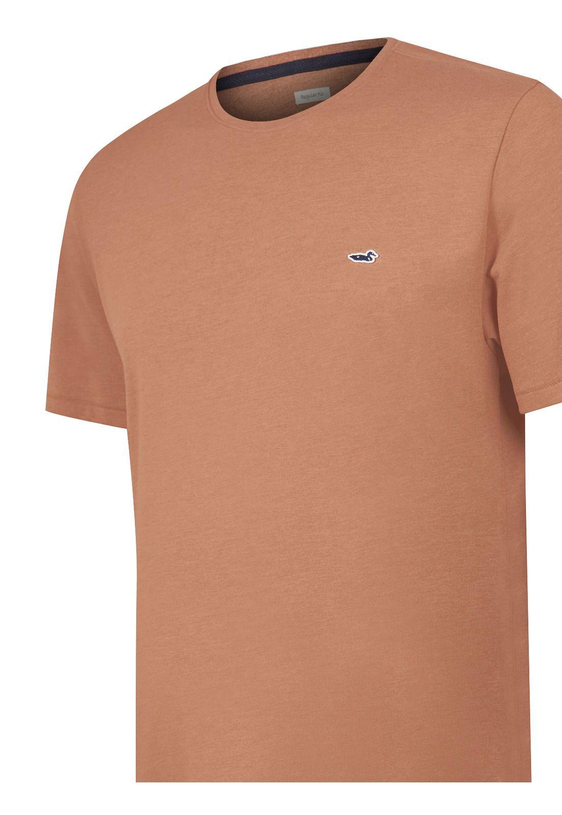 Polera Fibras Recicladas Naranja Native Hombre -3
