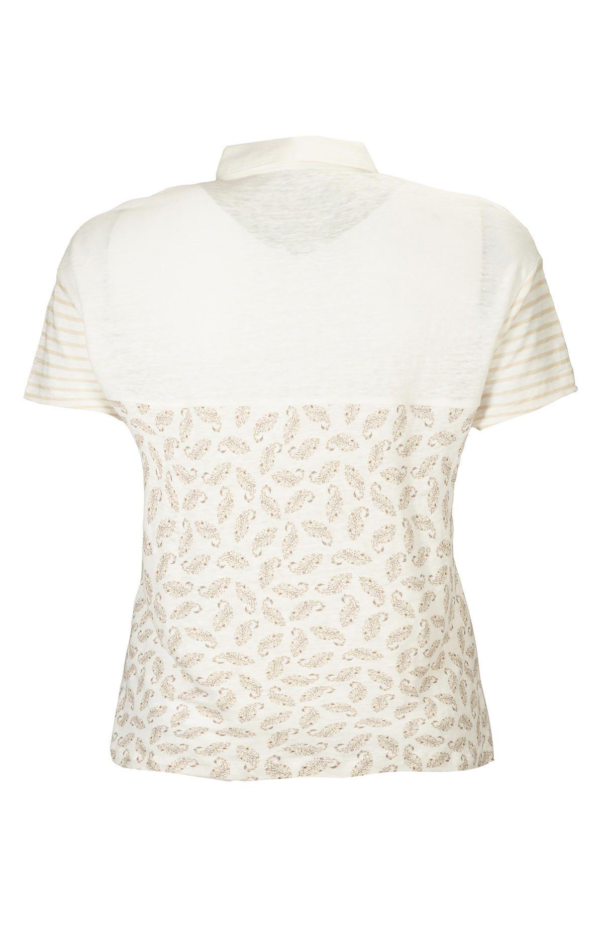 Polera Lino Orgánico Mujer Tampa Beige-1