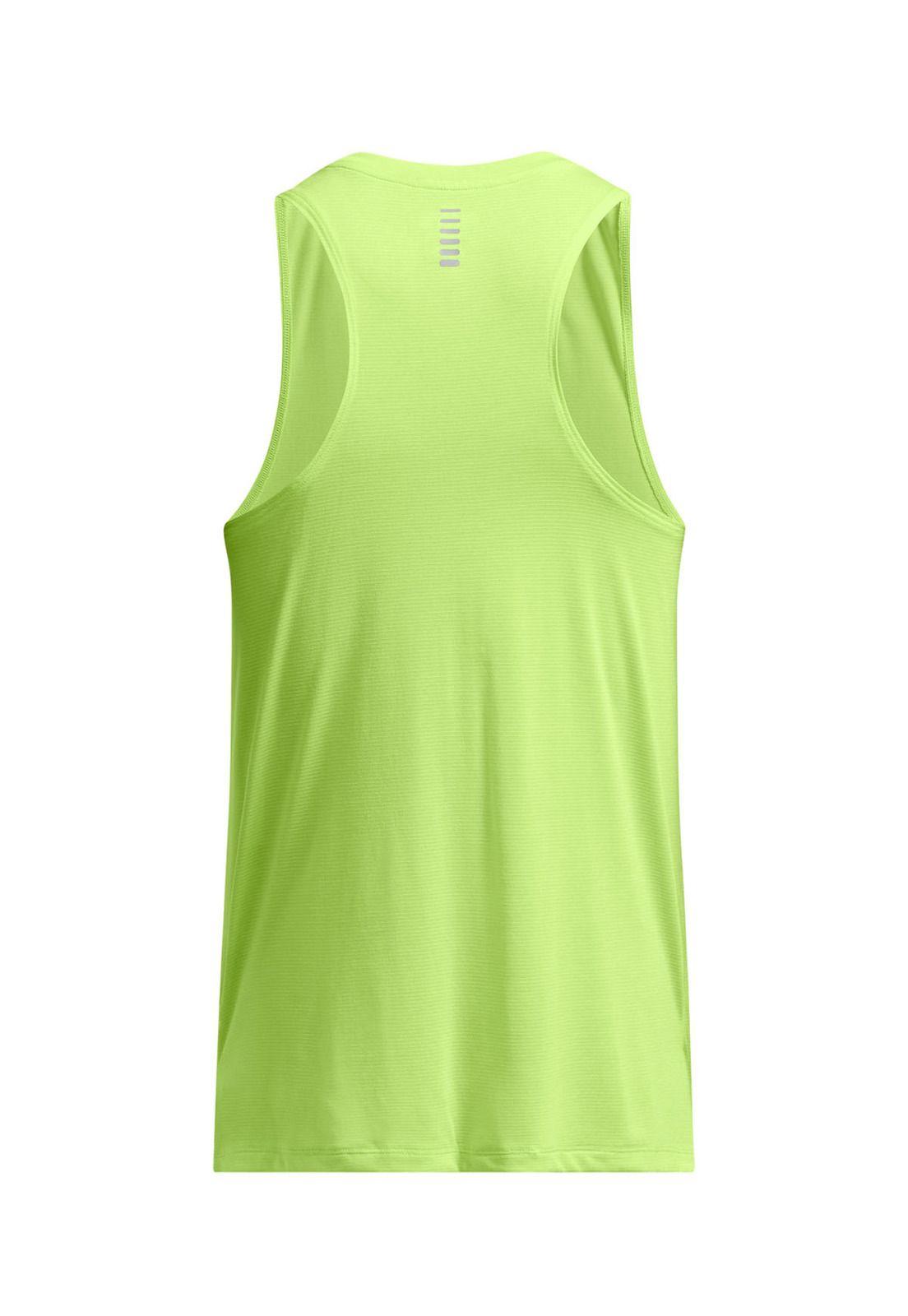 Polera sin mangas Launch para hombre Verde-1