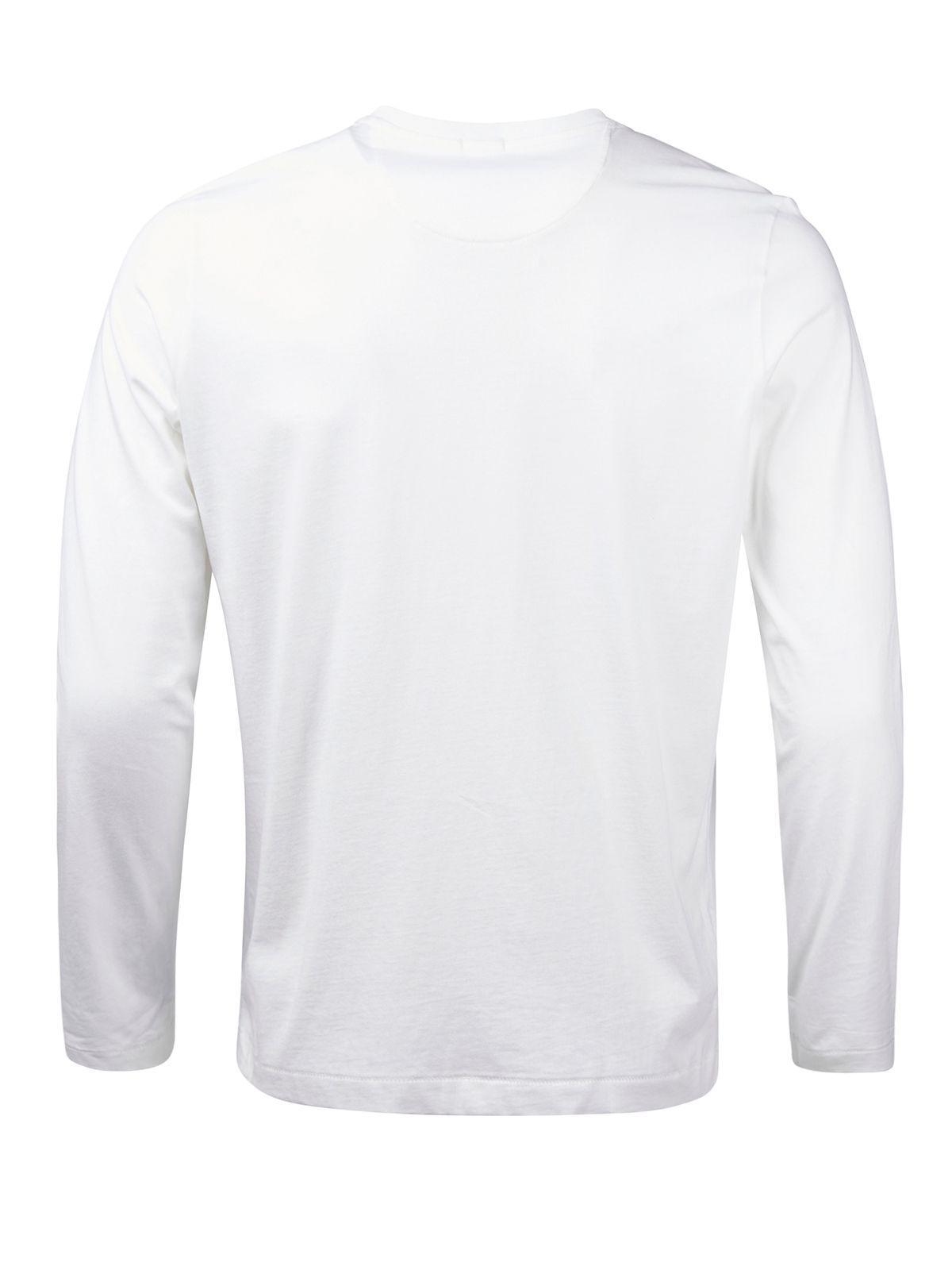Polera Algodón Orgánic Hombre Basiclong Blanco-1