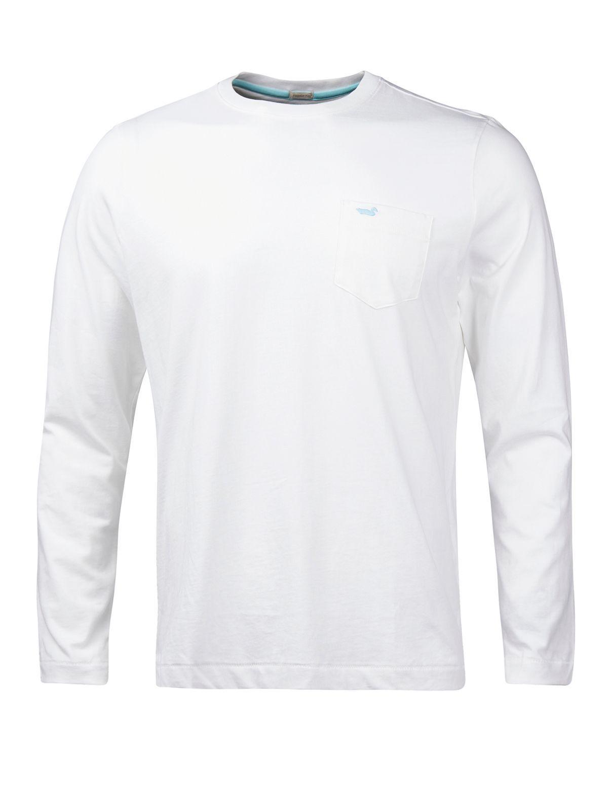 Polera Algodón Orgánic Hombre Basiclong Blanco-0