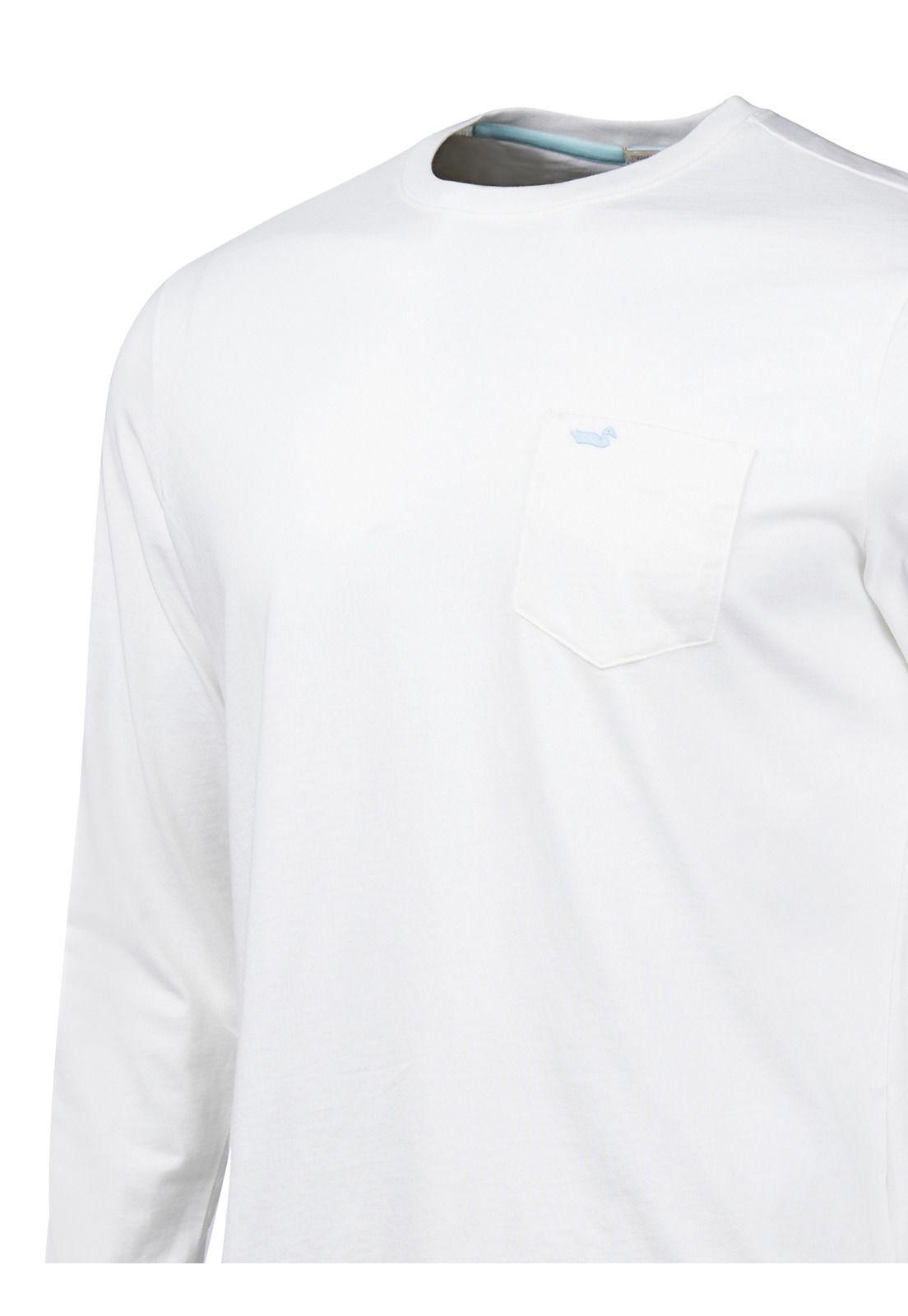 Polera Algodón Orgánic Hombre Basiclong Blanco-3
