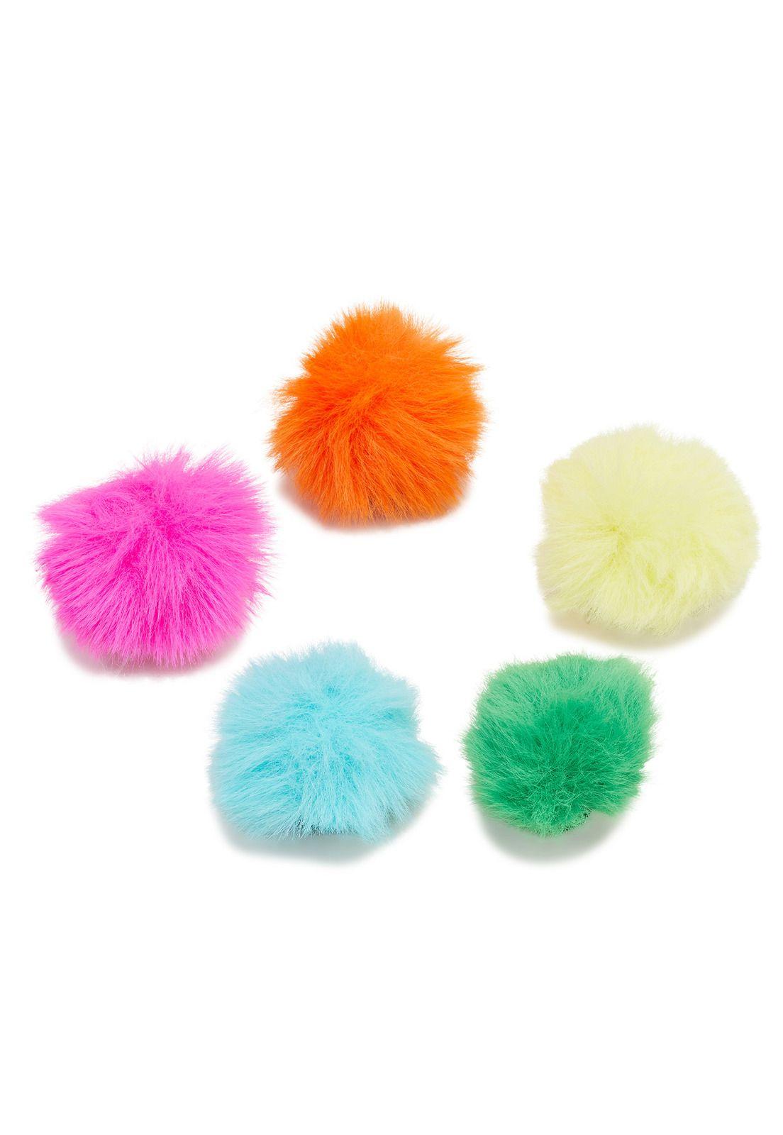 Jibbitz Crocs Puffs Neón Años 80 Pakc De 5 Rosado-2