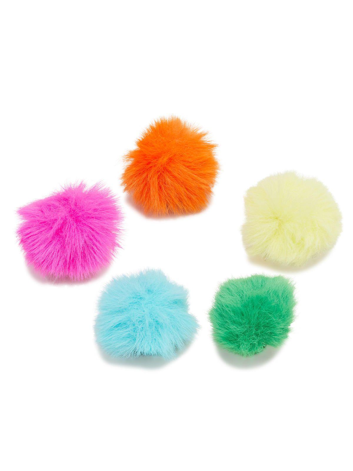 Jibbitz Crocs Puffs Neón Años 80 Pakc De 5 Rosado-2