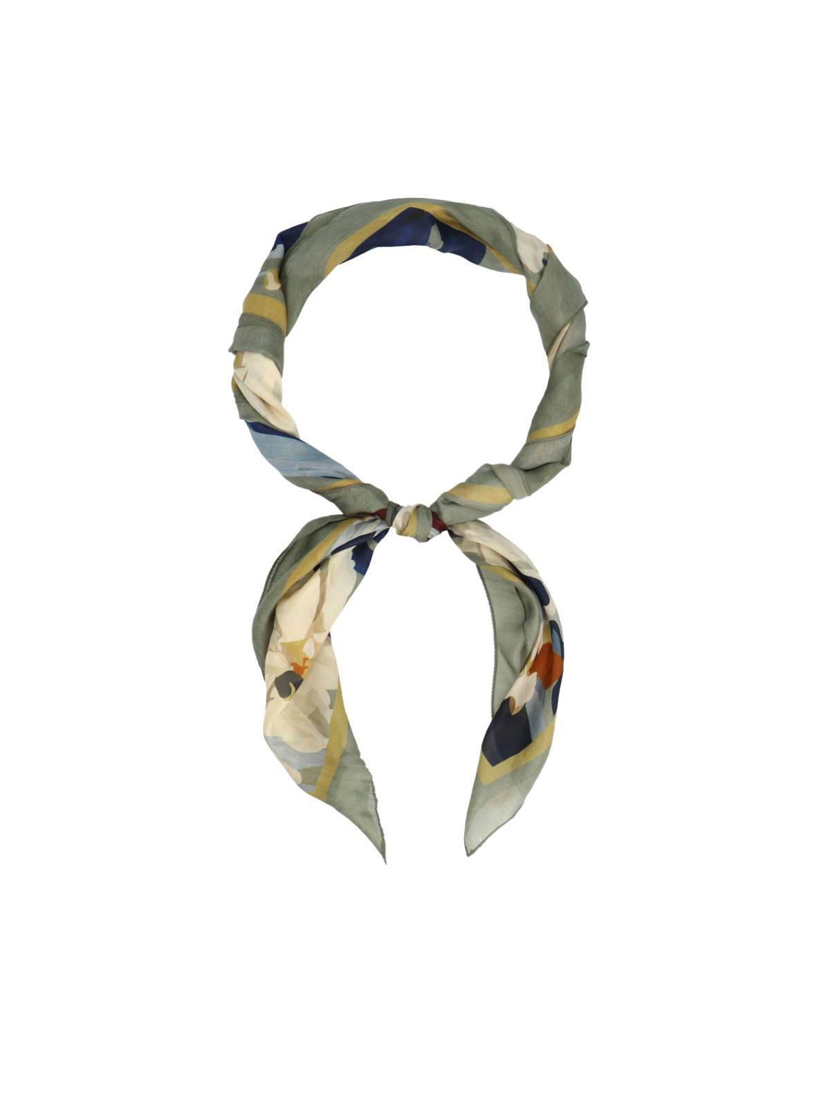 Pañuelo Seda Mujer Rkf Silk Flora S Multicolor-0