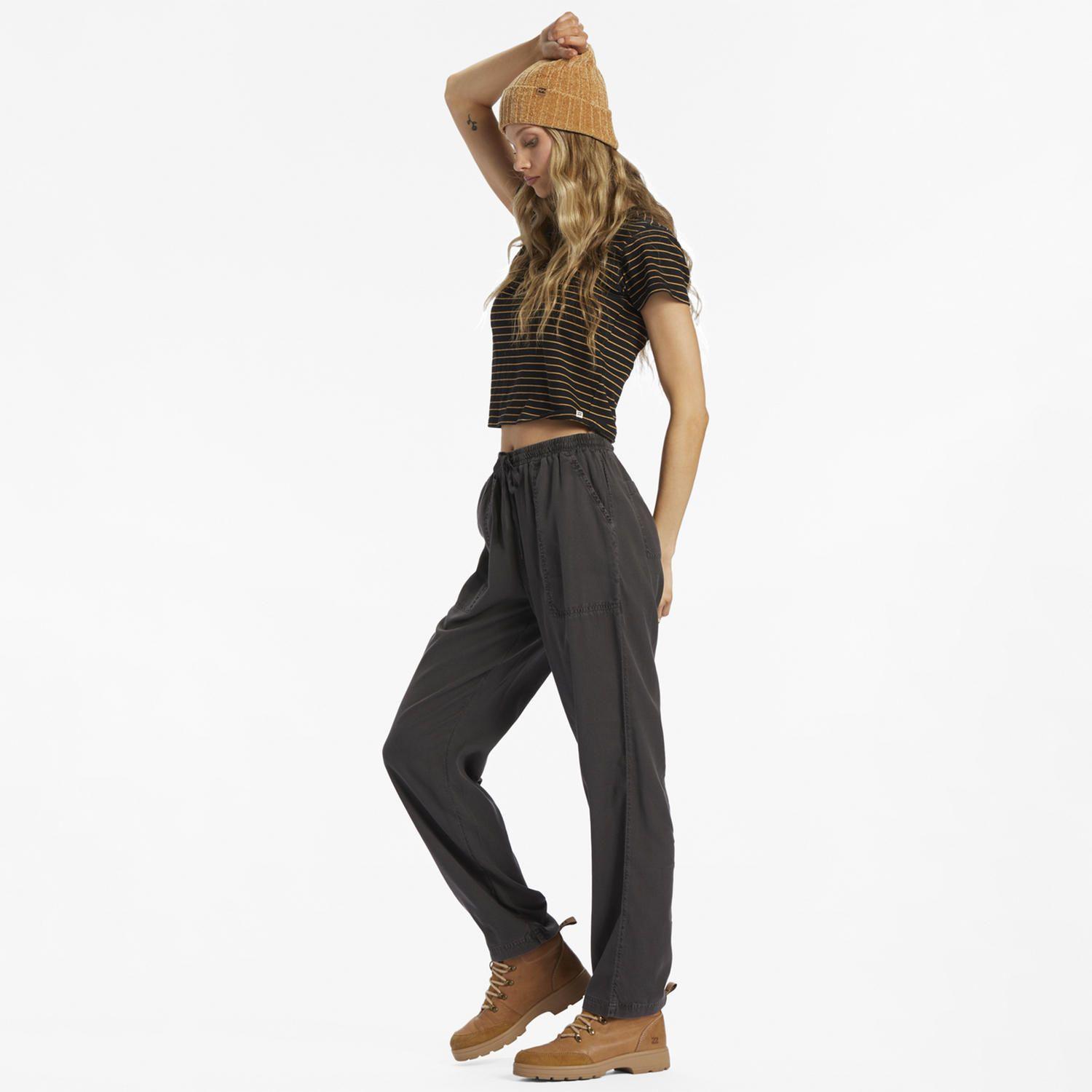 Pantalón Mujer Beachy Keen Negro-1