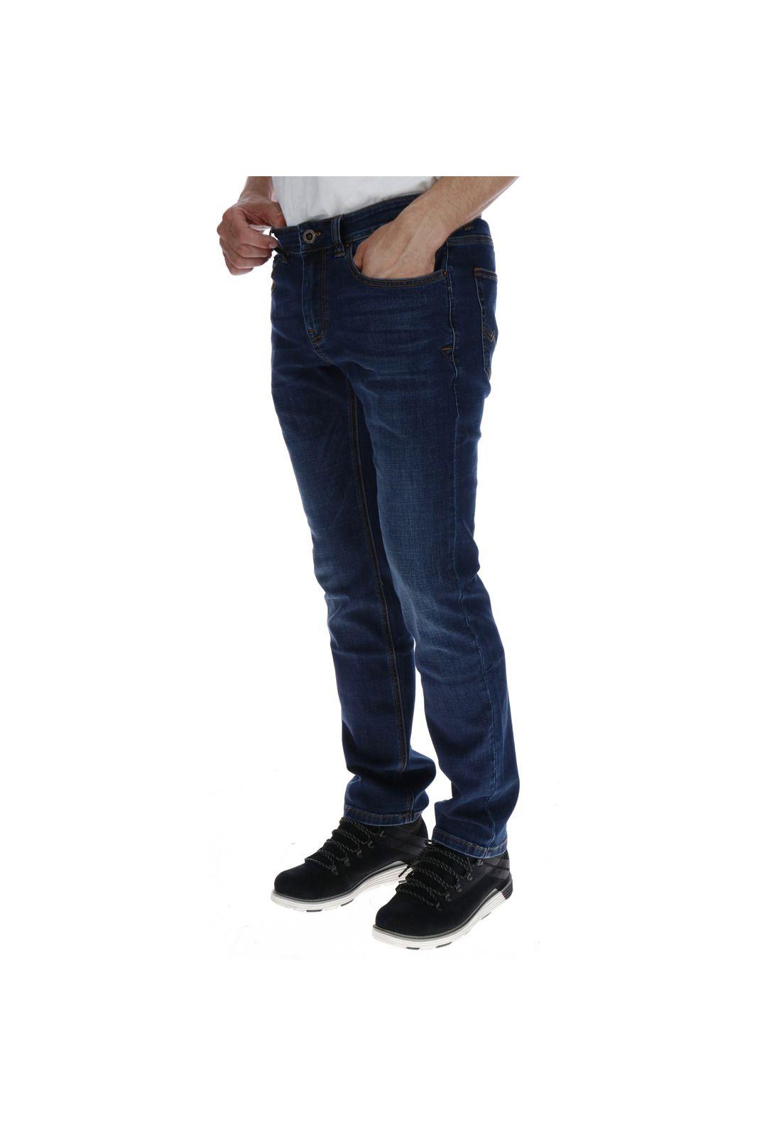 Jeans Hombre Coolmax Slim Azul-1