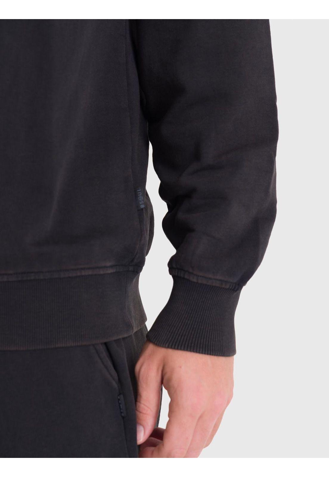 Polerón Hombre Terry Crew Negro-4