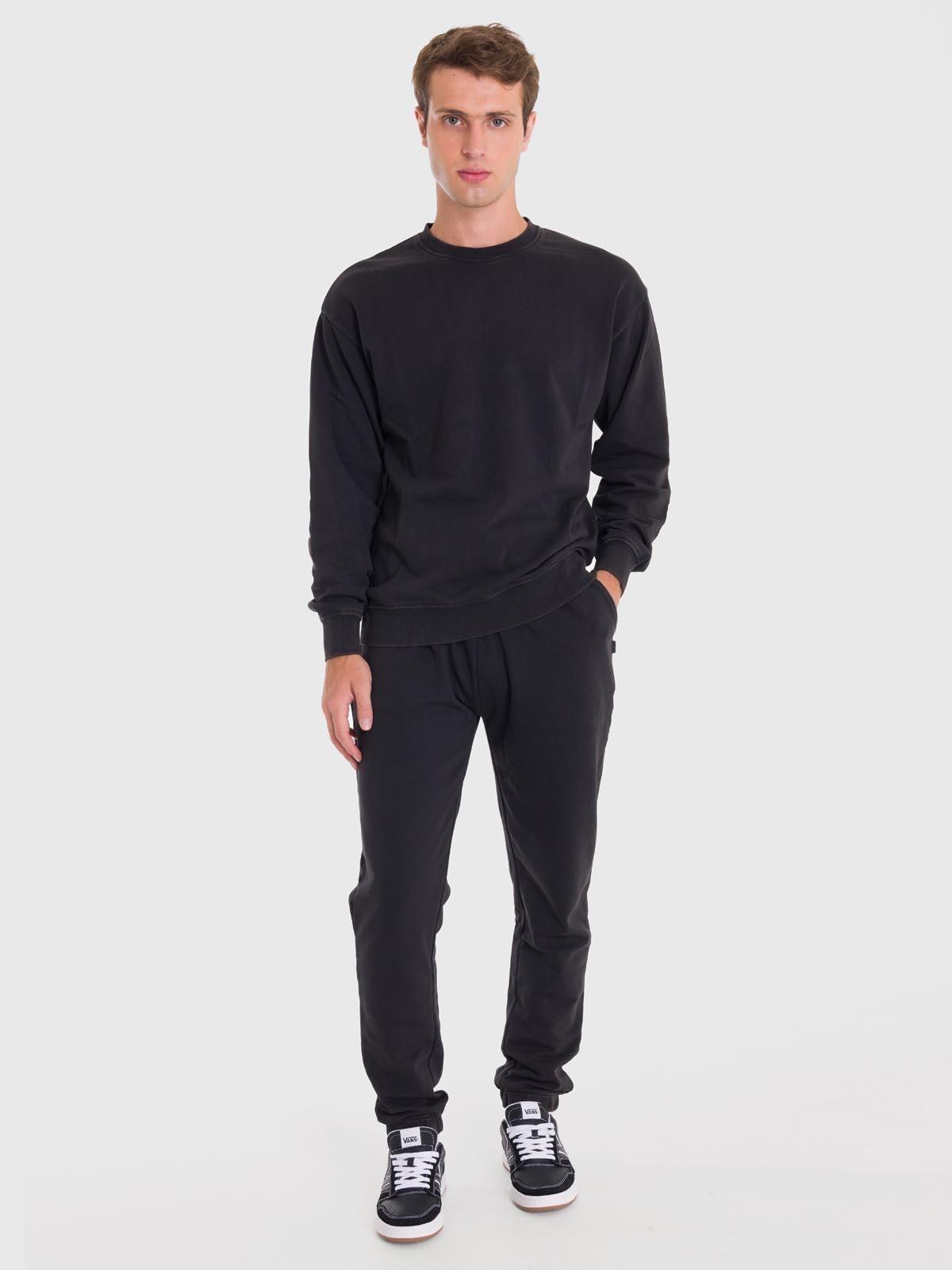 Polerón Hombre Terry Crew Negro-0