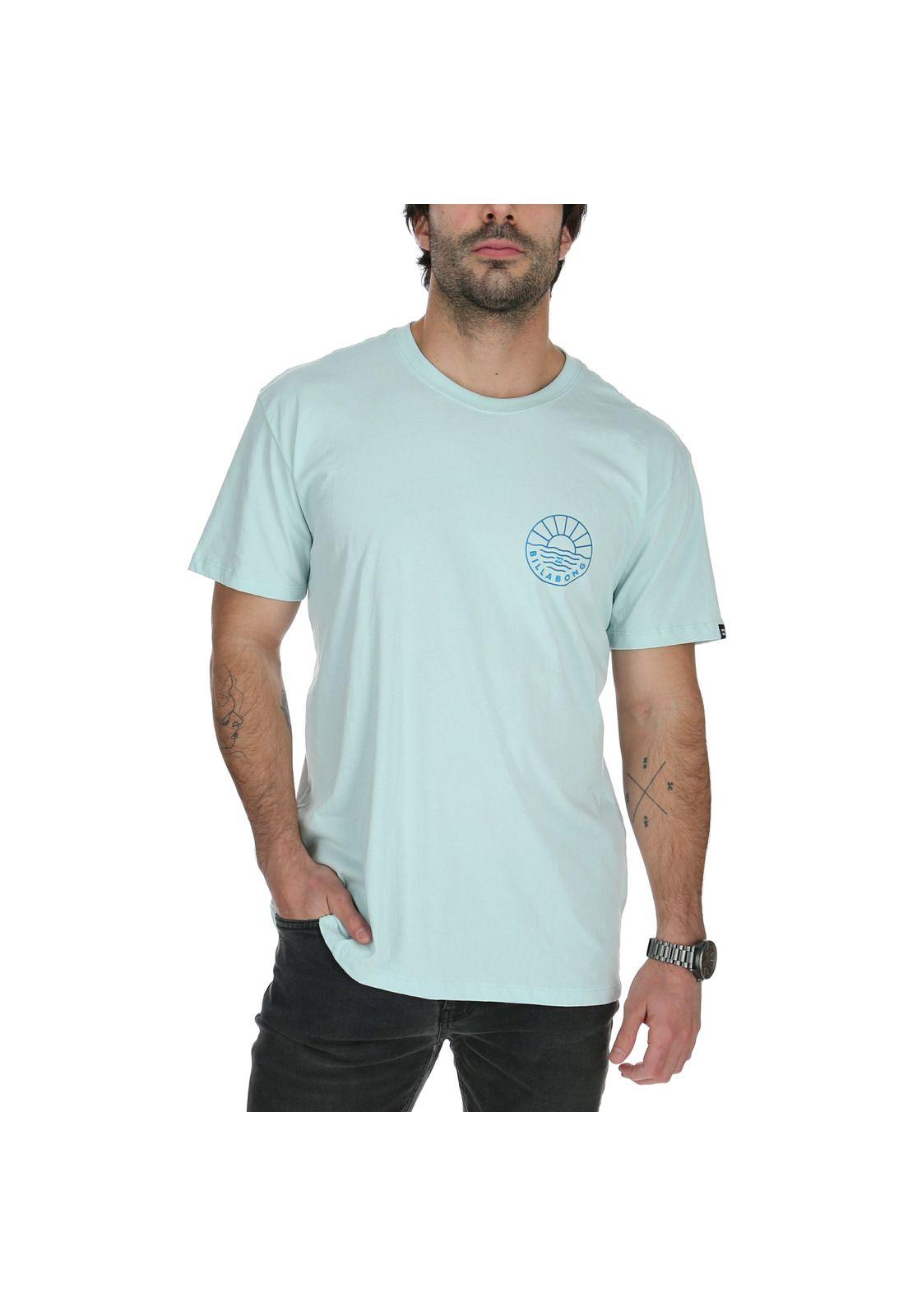 Polera M/C Hombre Horizon Celeste-0