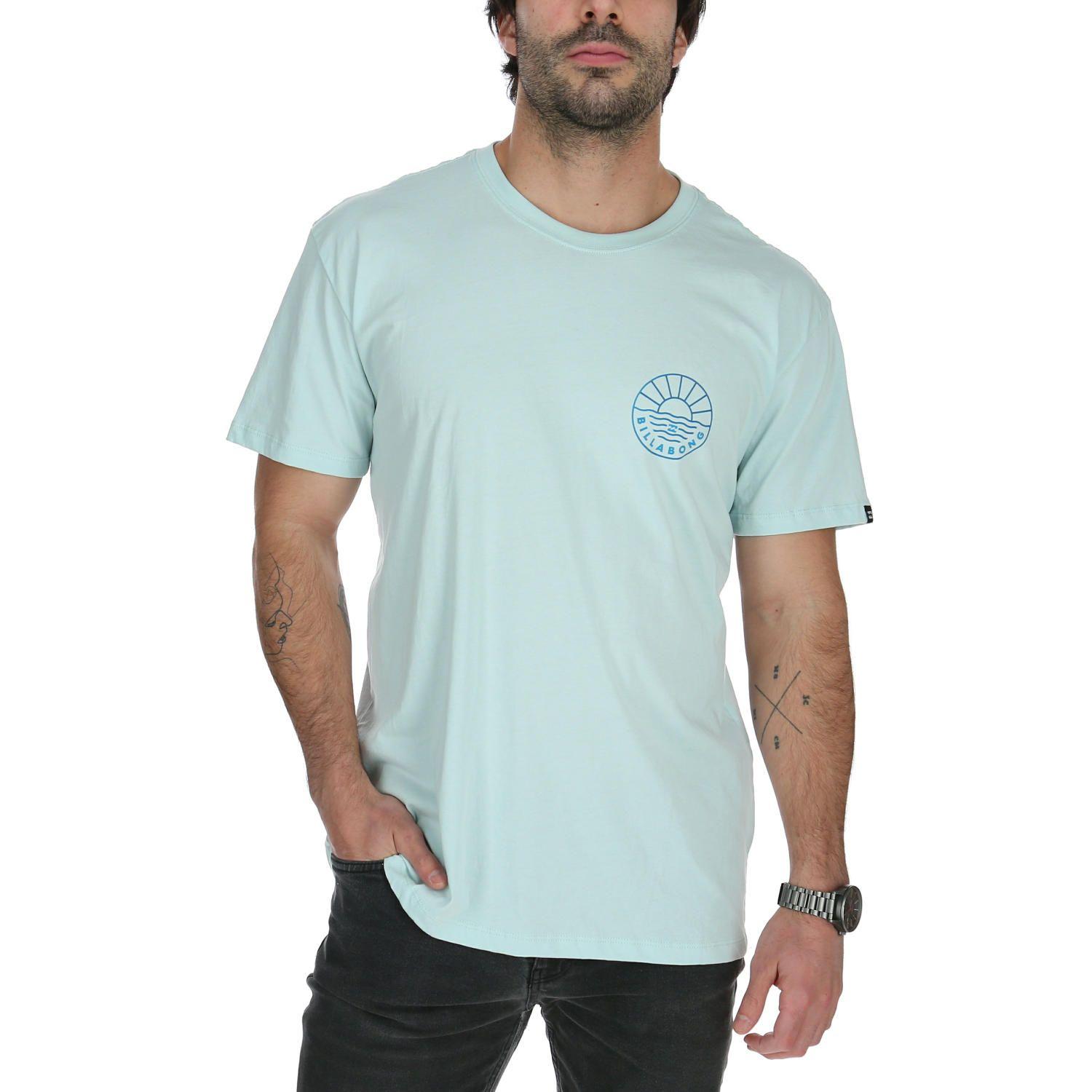 Polera M/C Hombre Horizon Celeste-0