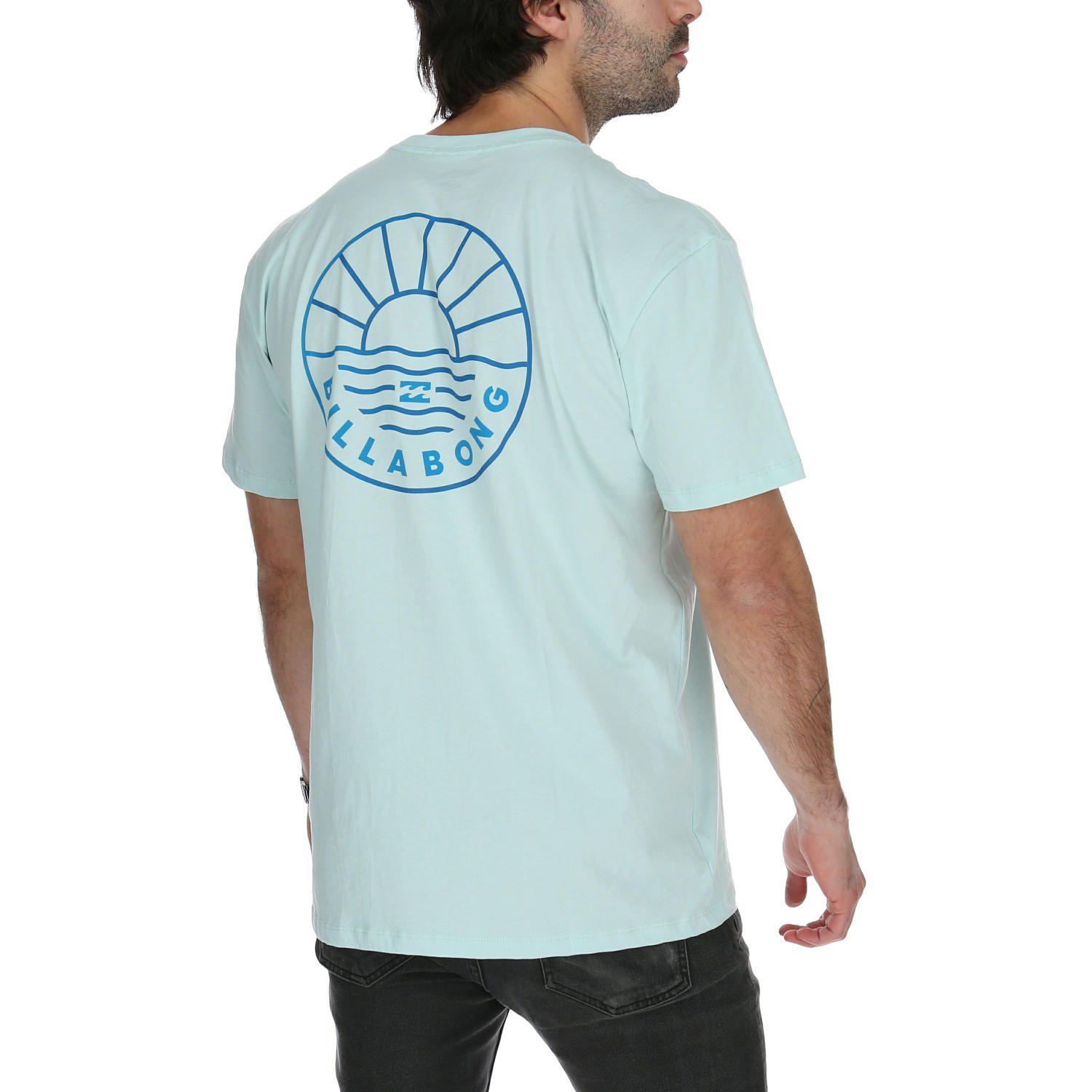 Polera M/C Hombre Horizon Celeste-2