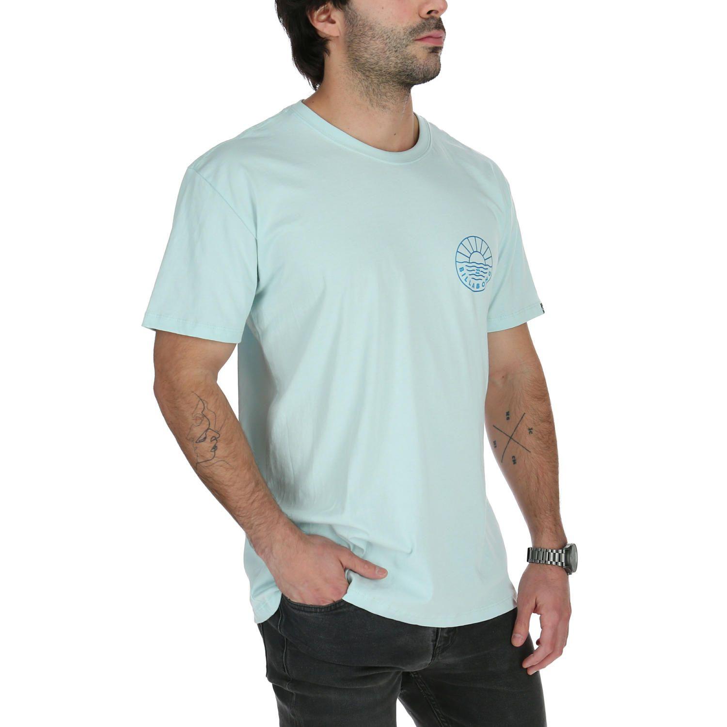 Polera M/C Hombre Horizon Celeste-3