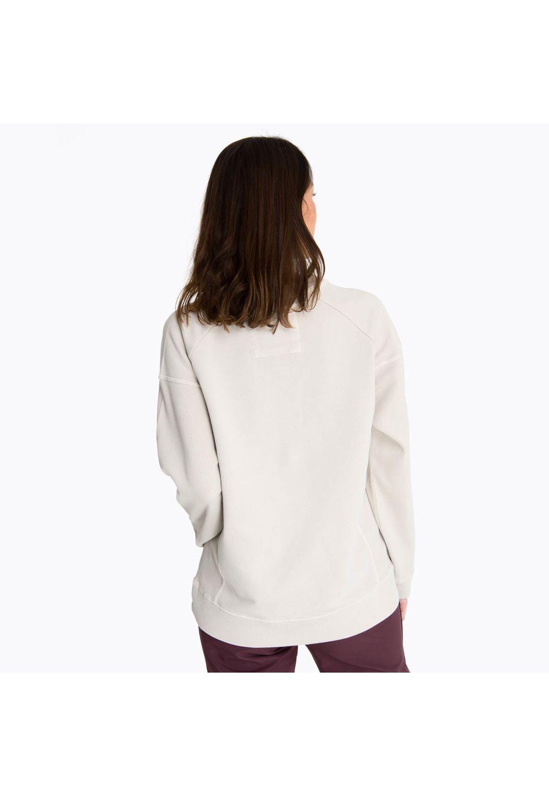 Poleron Mujer Crewneck Pokiha Crema -3