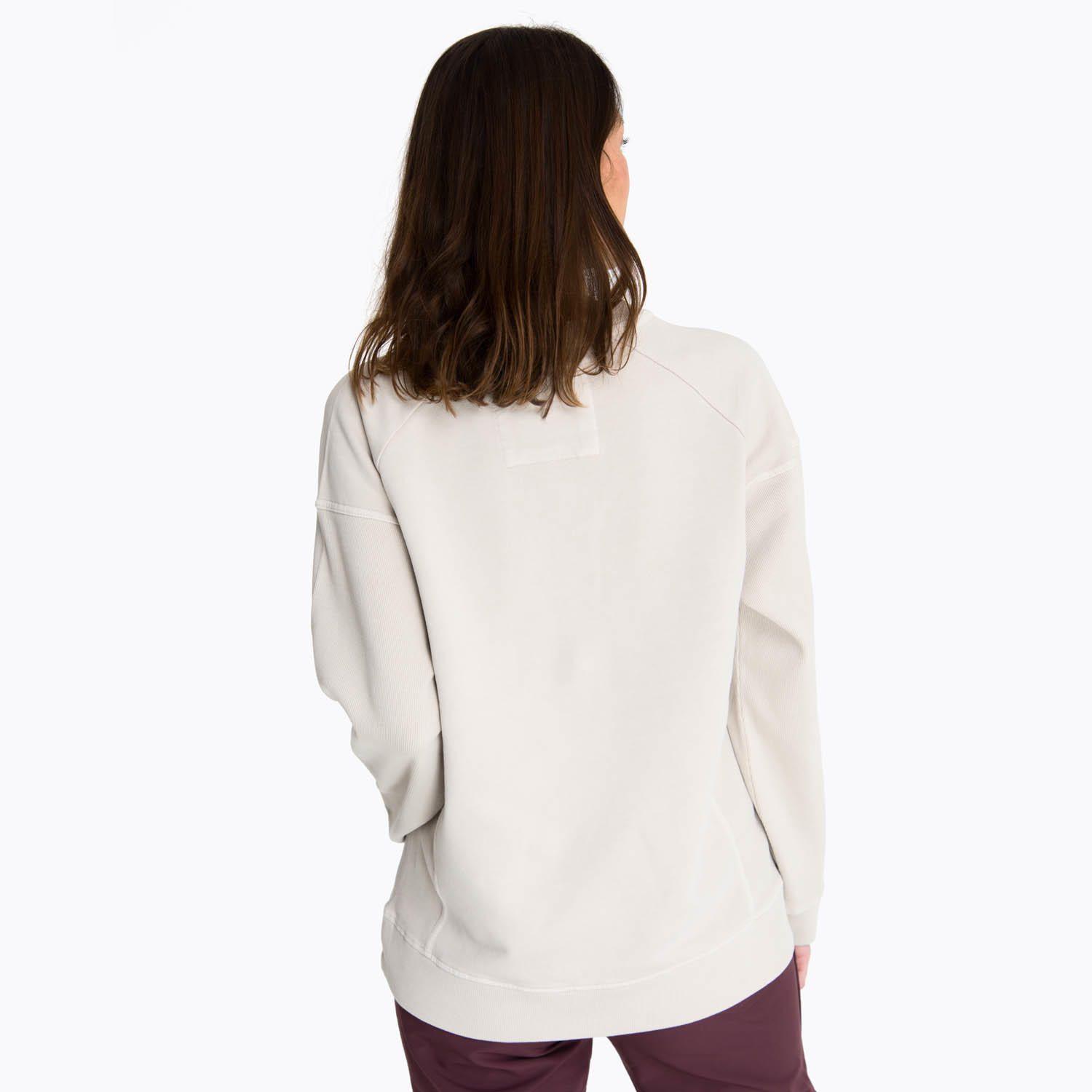 Poleron Mujer Crewneck Pokiha Crema -3