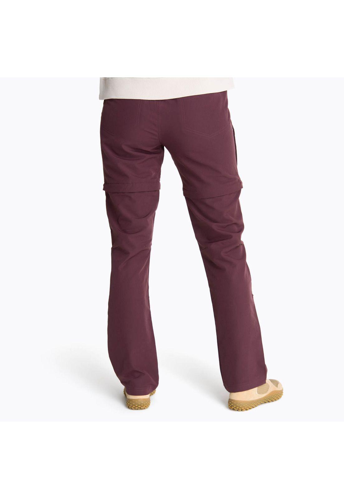 Pantalon Mujer Kaihe Burdeo-3