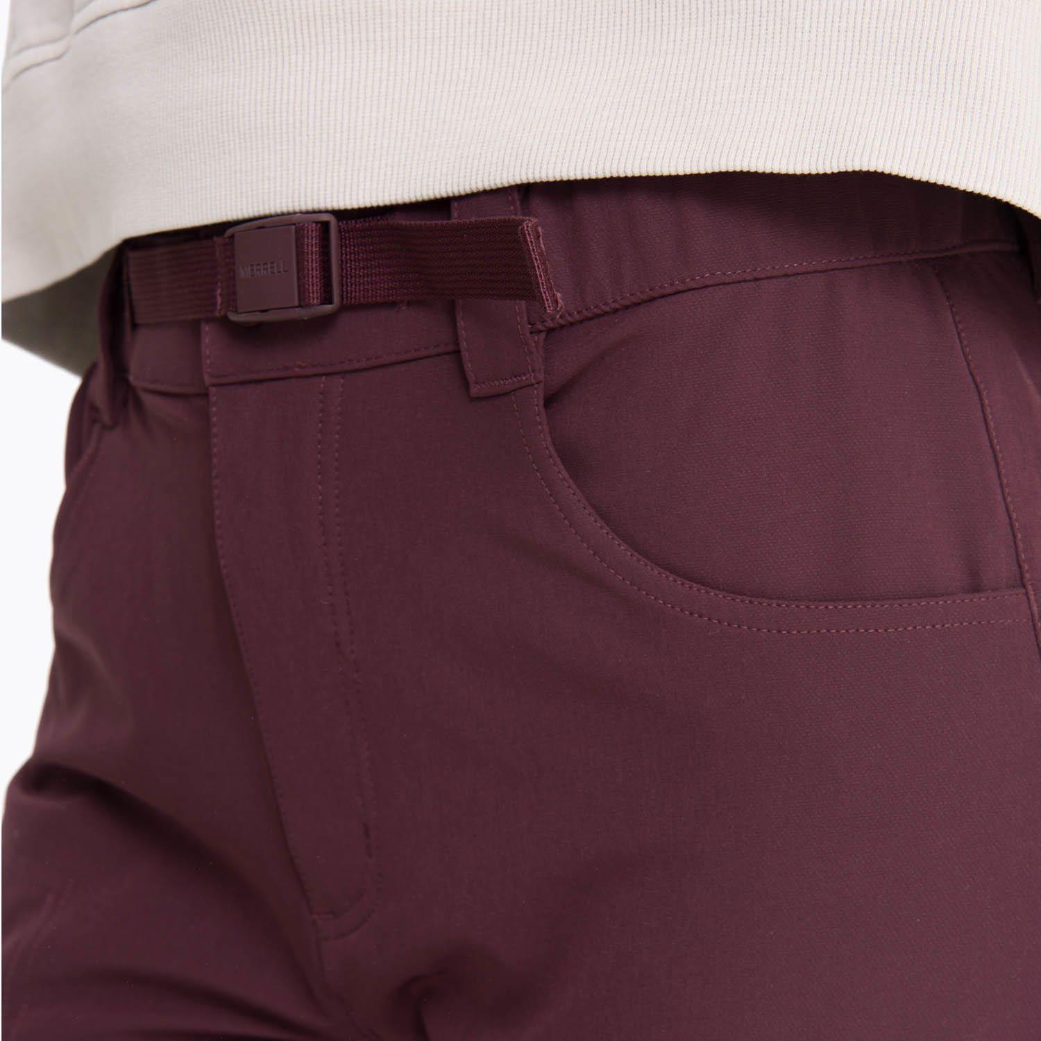 Pantalon Mujer Kaihe Burdeo-4