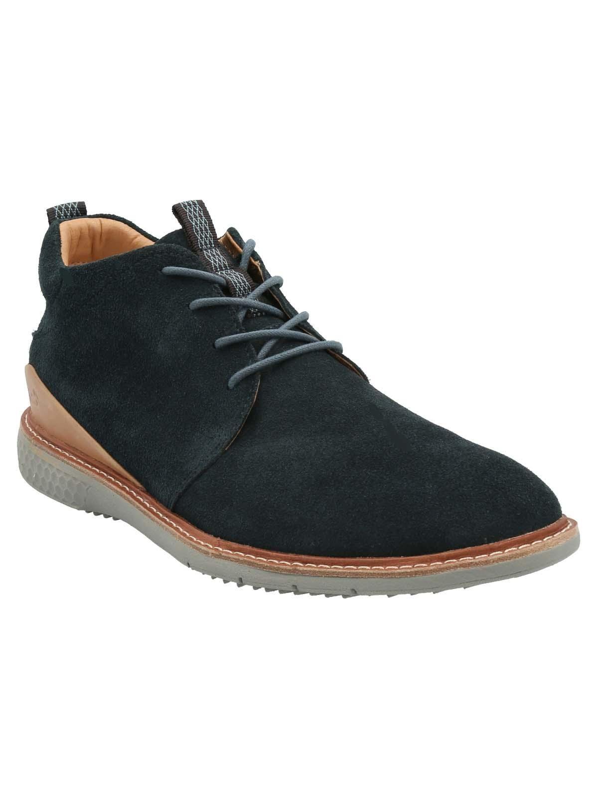 Botín Cuero Hombre Ficus Azul-1