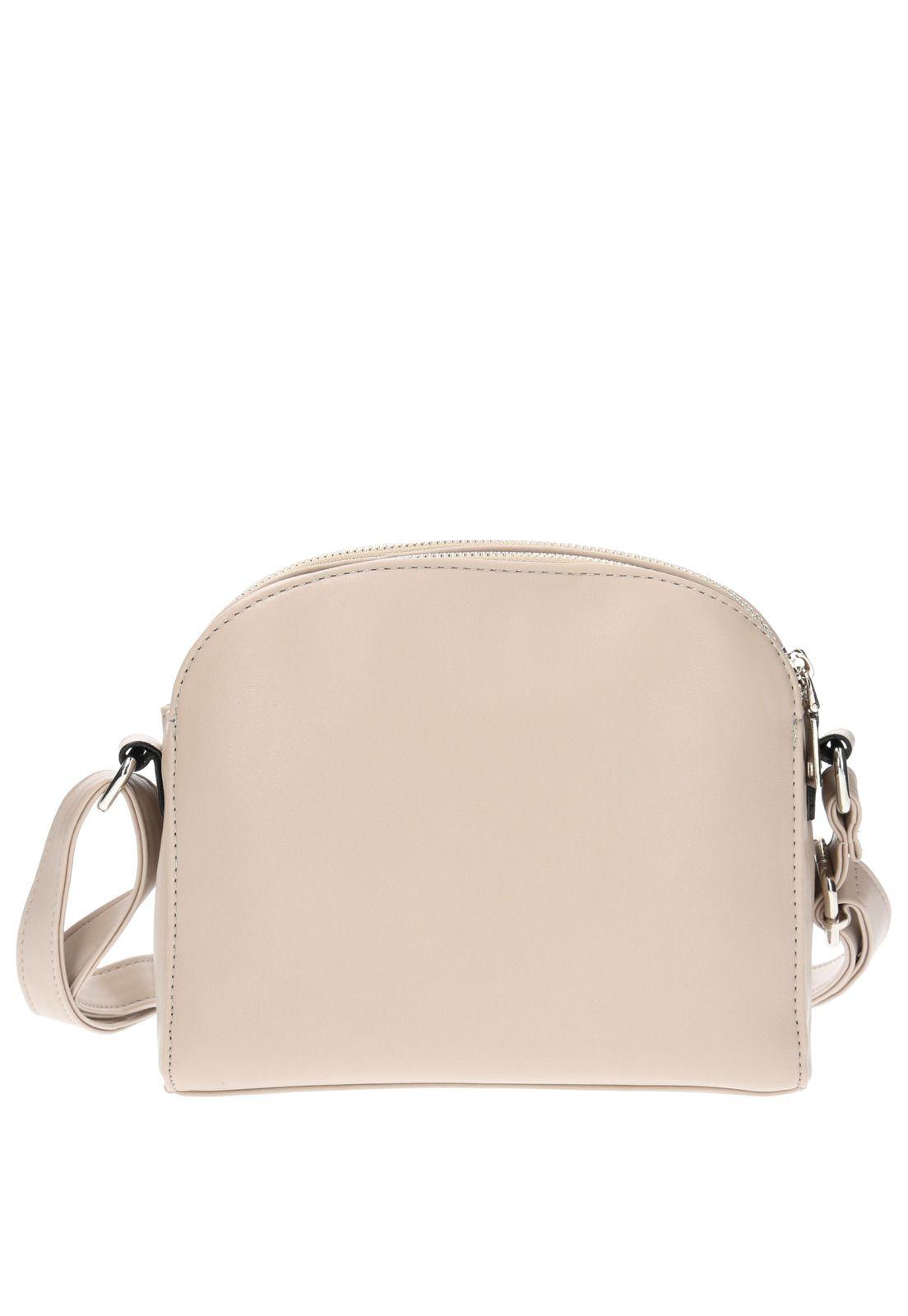 Cartera De Hombro Donna Cross Beige Mujer-3