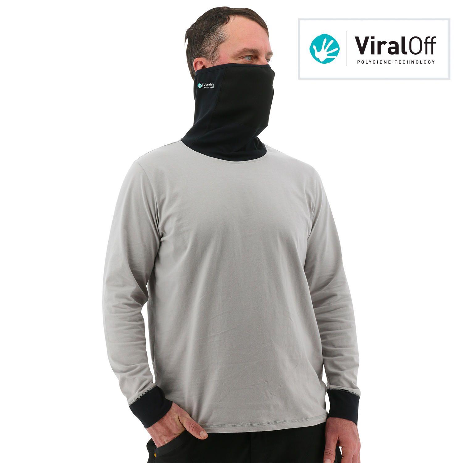 Polera Hombre Viral Off L/S Gaiter Gris-0