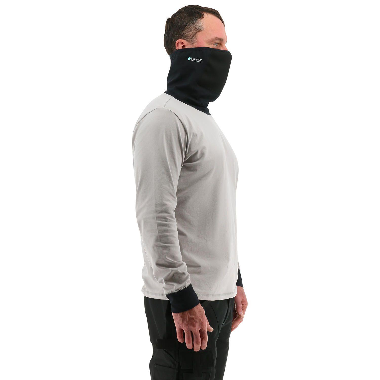 Polera Hombre Viral Off L/S Gaiter Gris-2