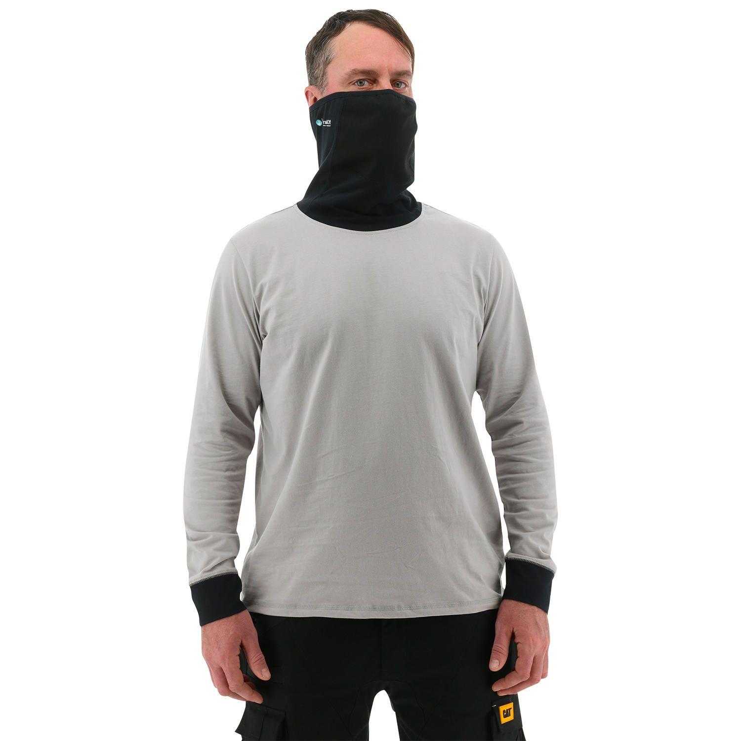 Polera Hombre Viral Off L/S Gaiter Gris-4
