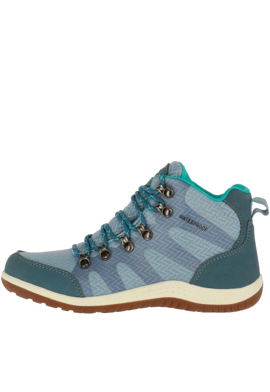 Botin Cuero Mujer Finch Azul-2