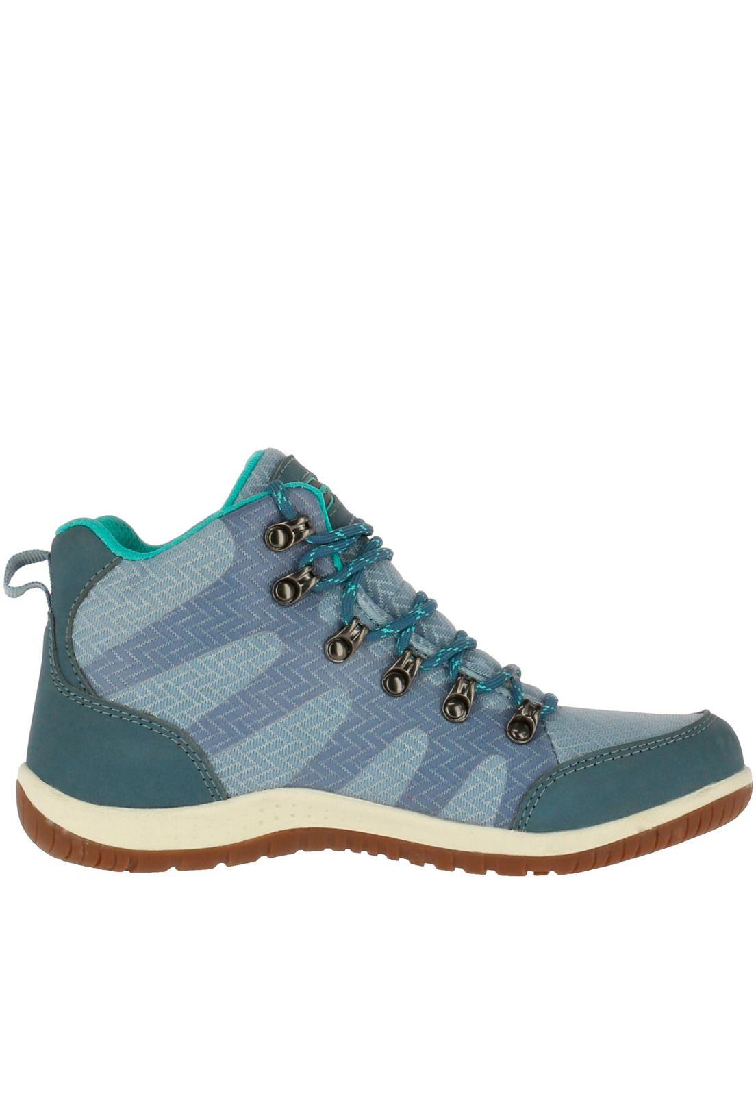 Botin Cuero Mujer Finch Azul-3