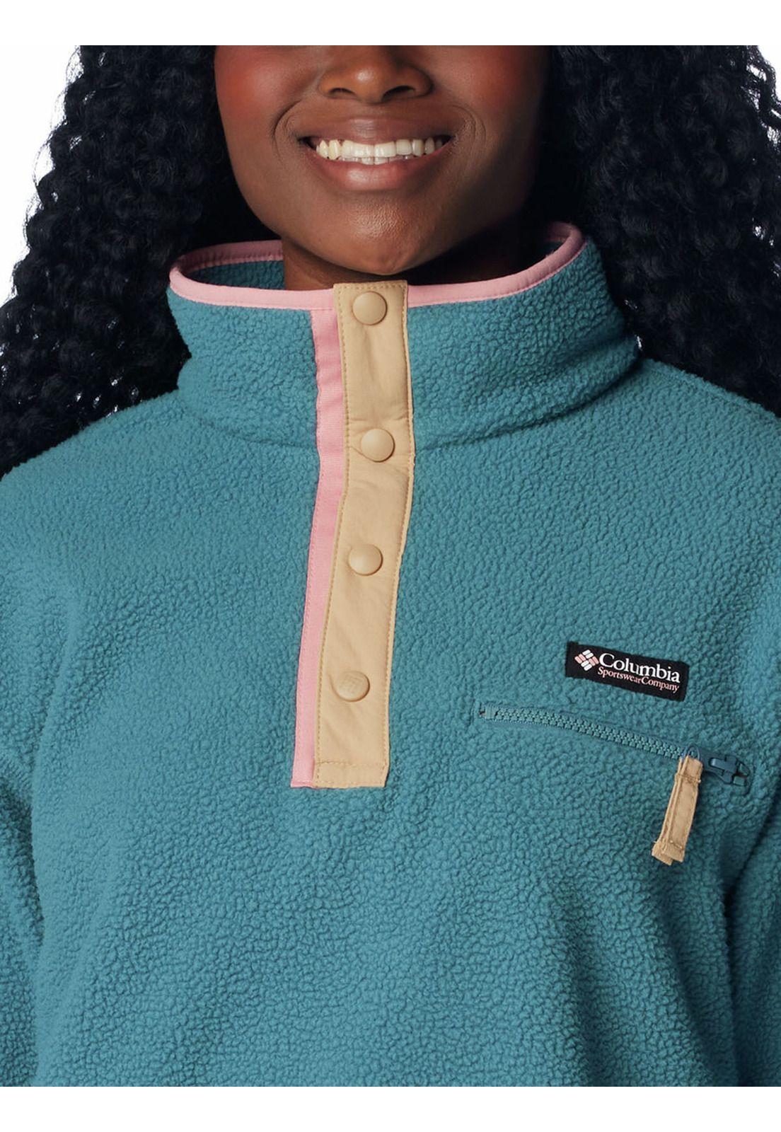 Polar Mujer Helvetia Half Snap Celeste-3