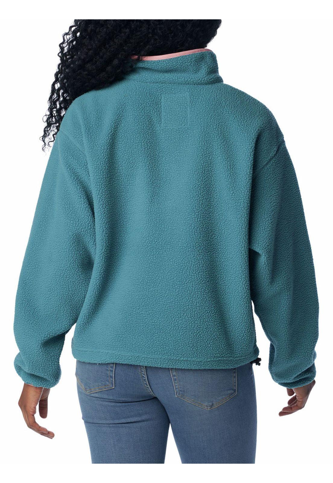 Polar Mujer Helvetia Half Snap Celeste-6