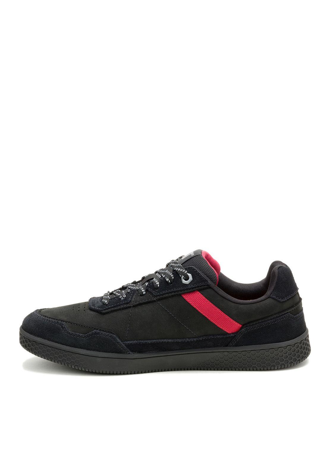 Zapatilla Pause Retro Leather Hombre Negro-3