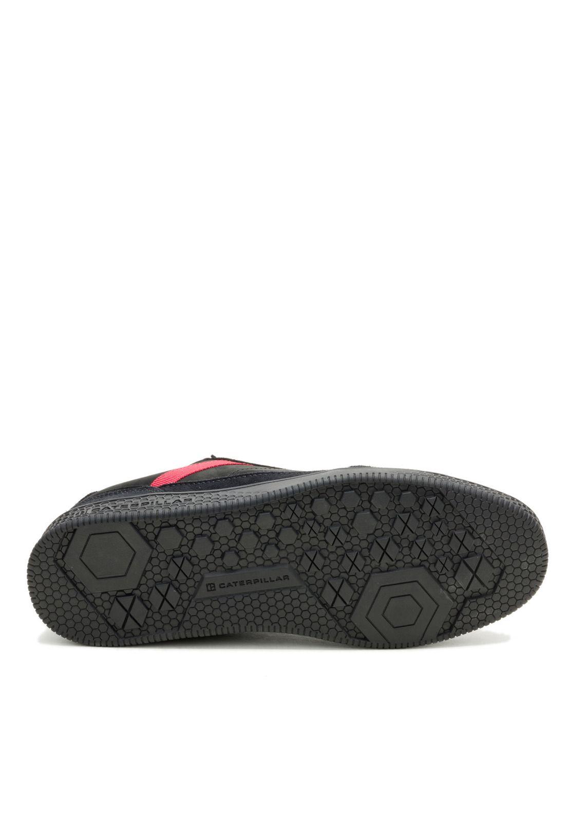 Zapatilla Pause Retro Leather Hombre Negro-7