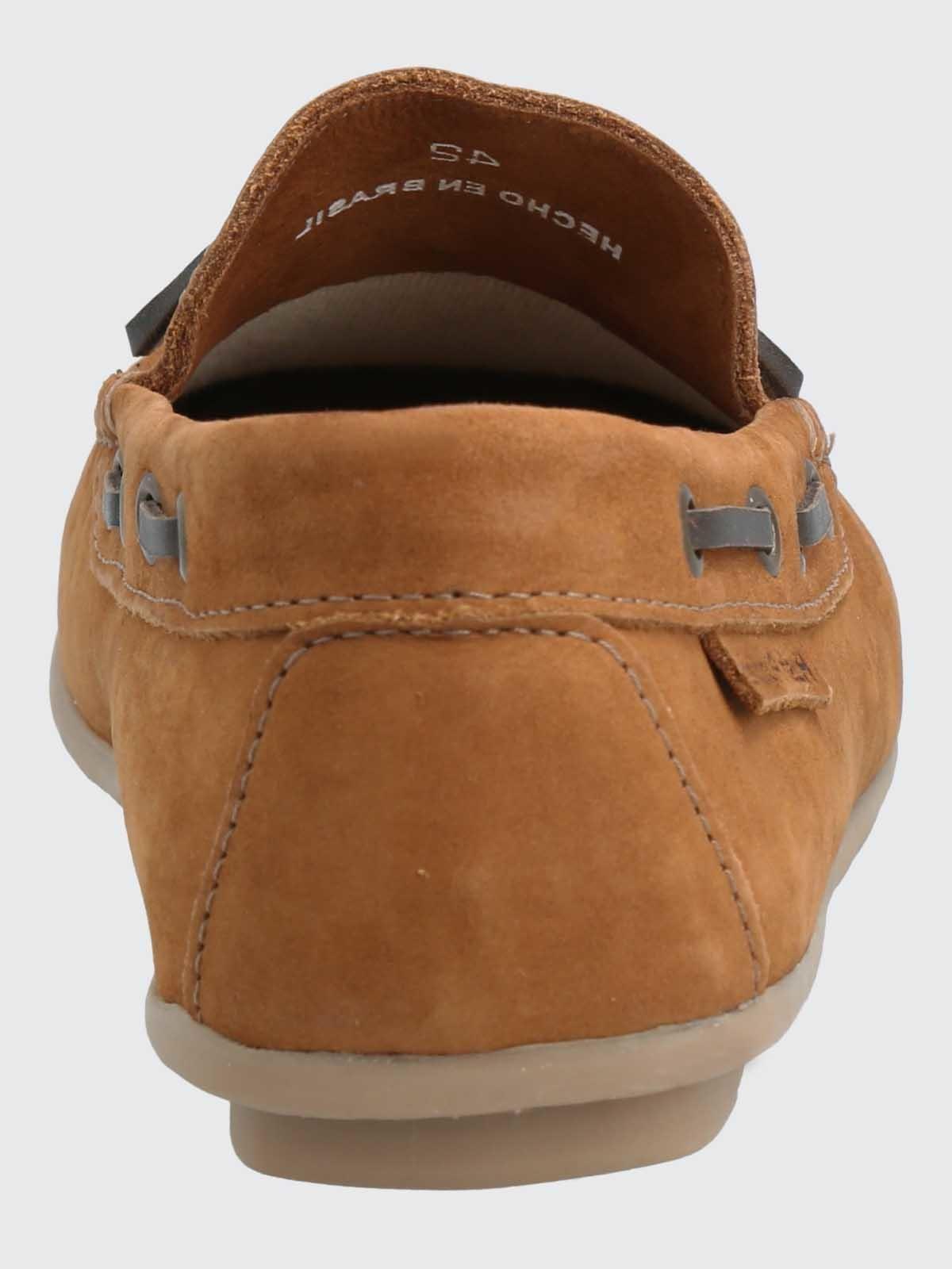 Mocasin Cuero Hombre Croce Café-6