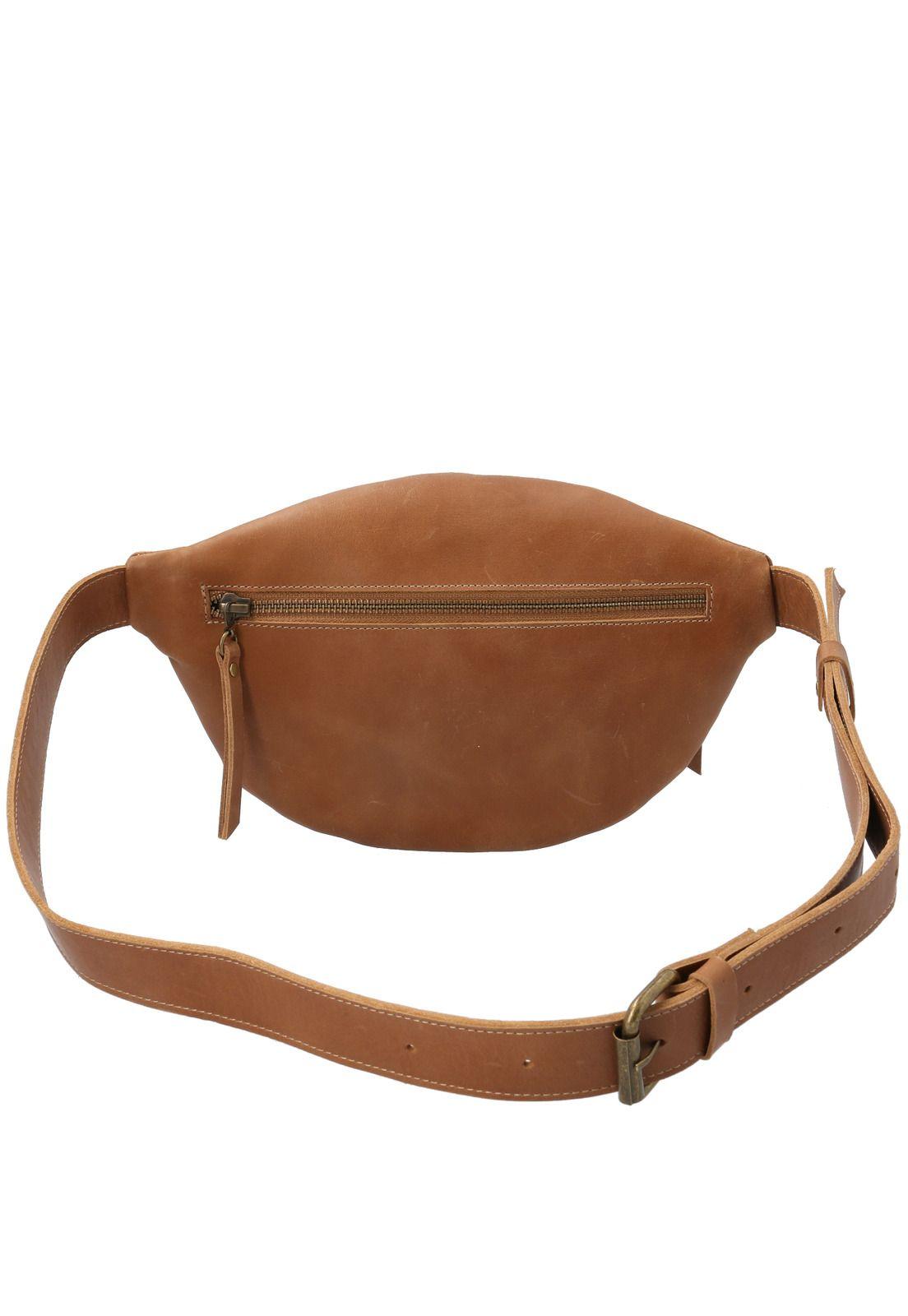 Banano Cuero Mujer Ema Waist Café-2