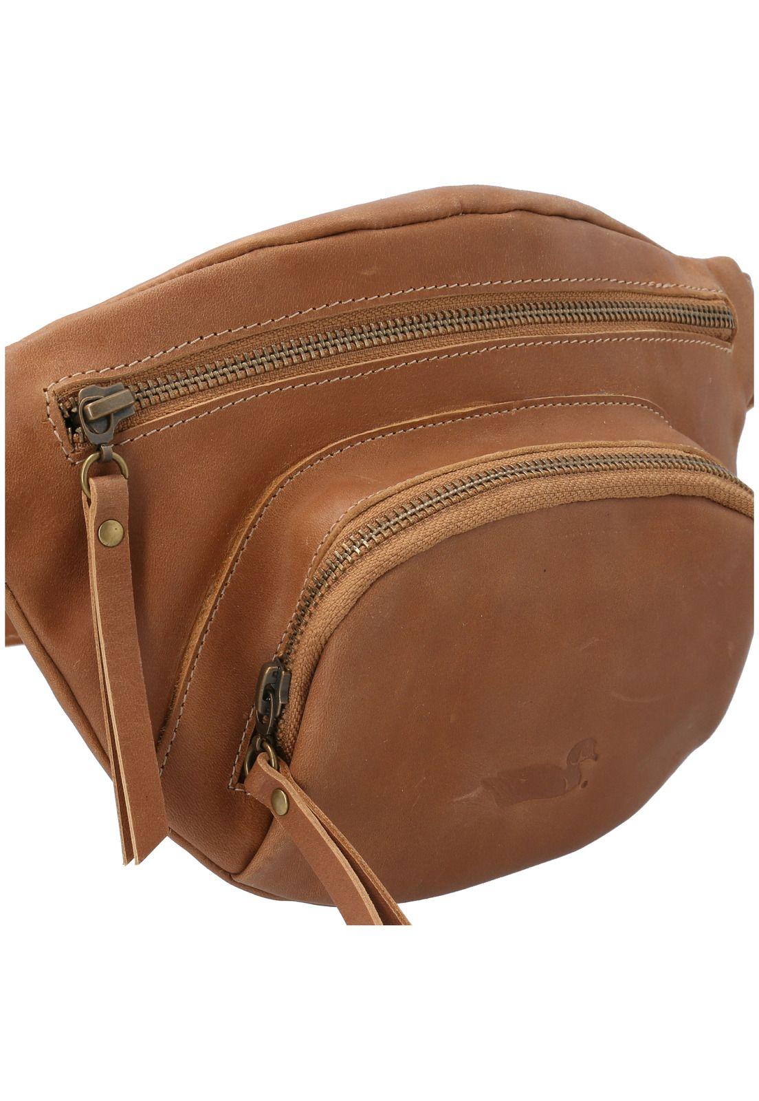 Banano Cuero Mujer Ema Waist Café-3