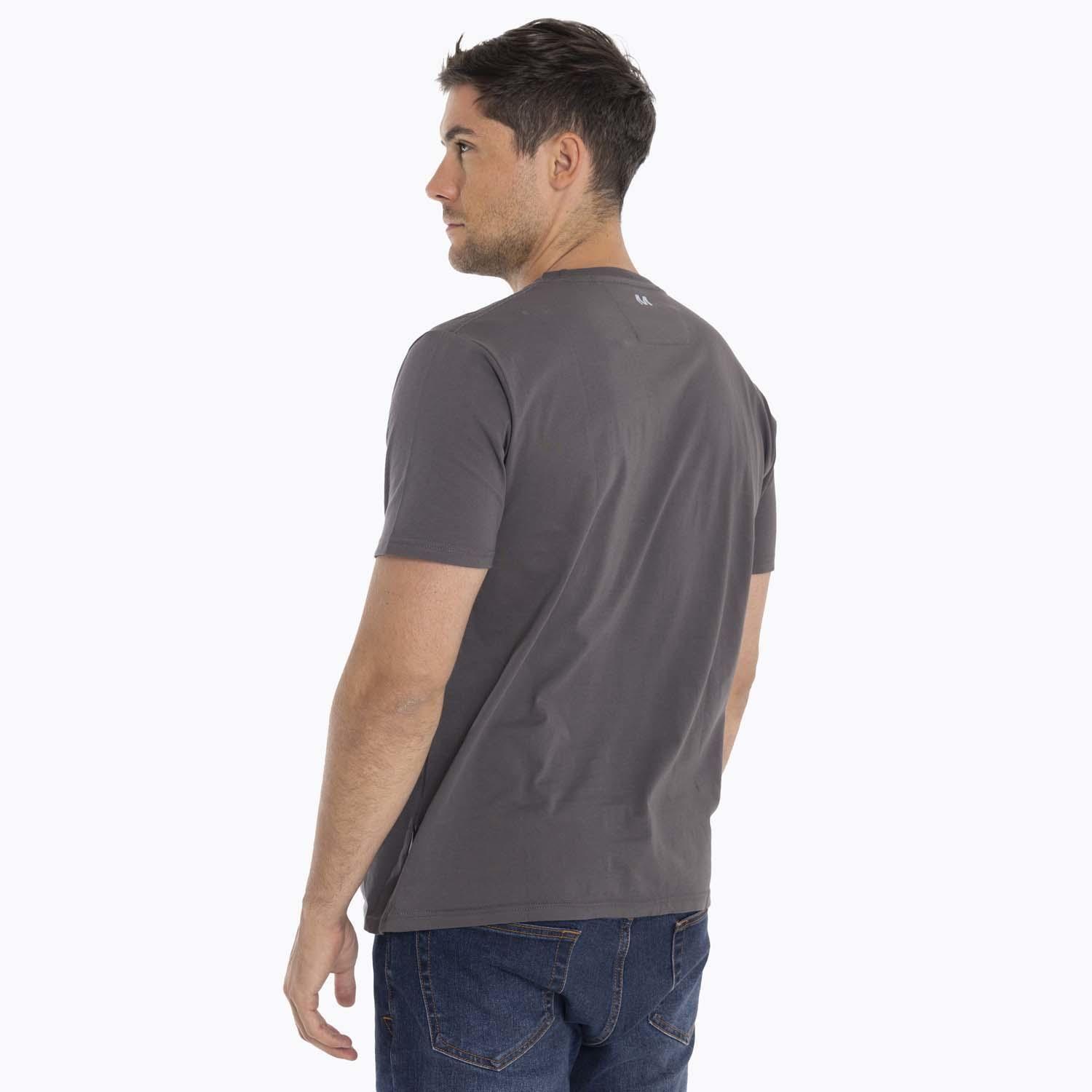 Polera Hombre Nuts Gris Merrell-1