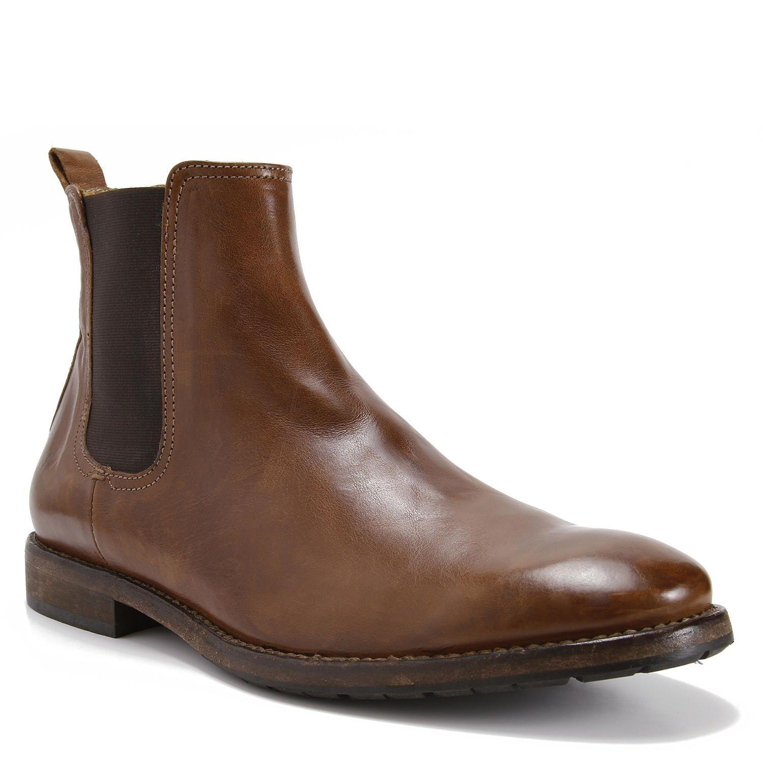 Botin Cuero Prato Café Hombre-0