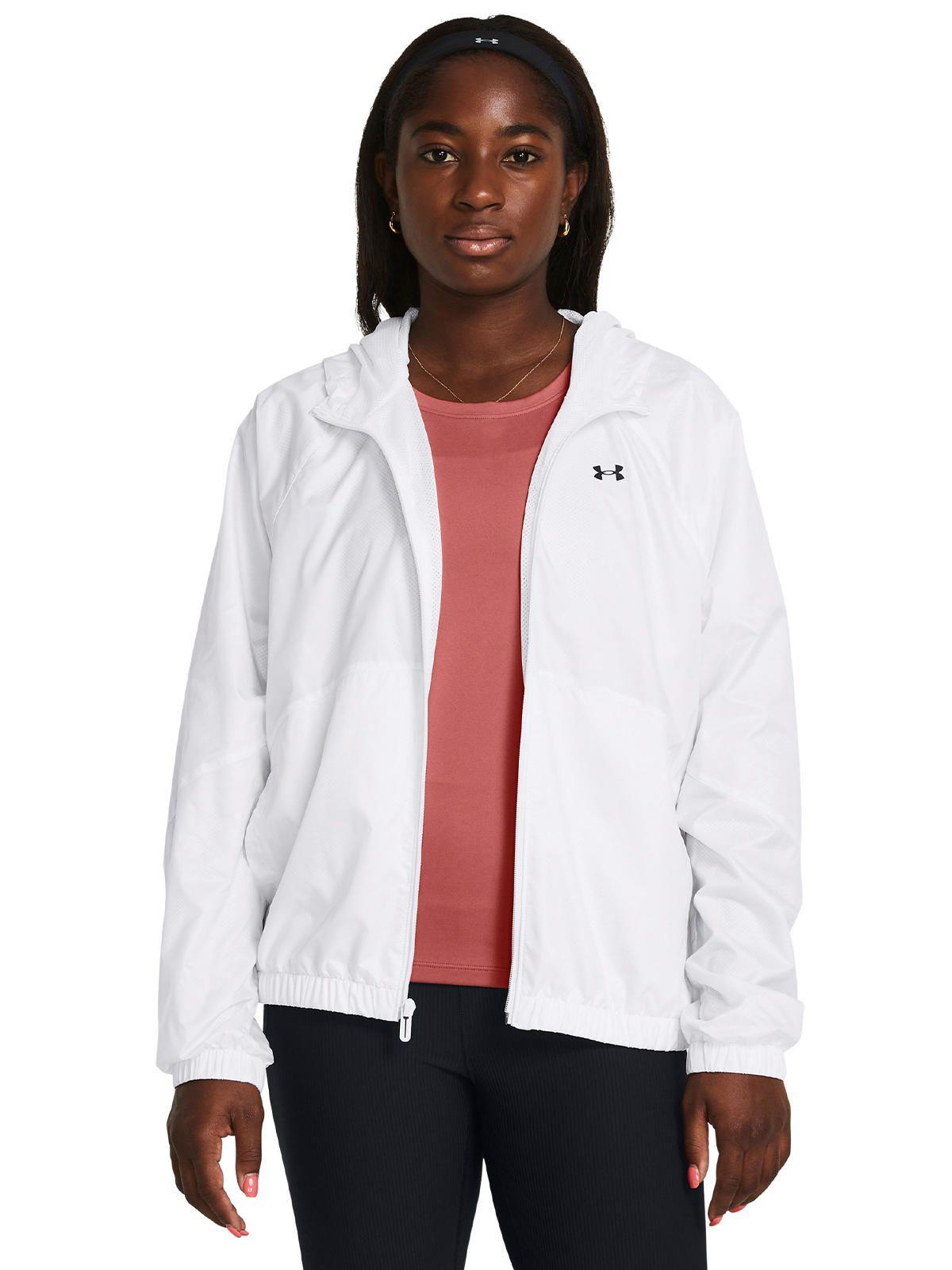 Cortavientos UA SportStyle mujer Blanco-0