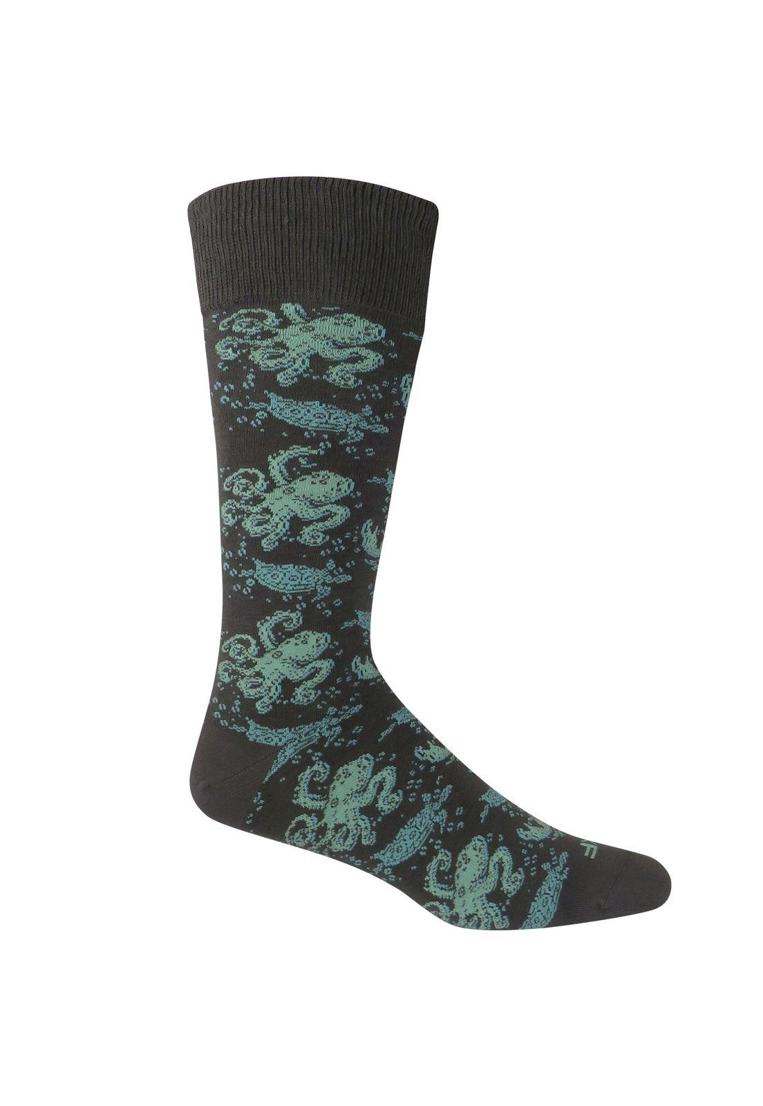 Calcetin Algodón Hombre Marine Gris Rockford-0