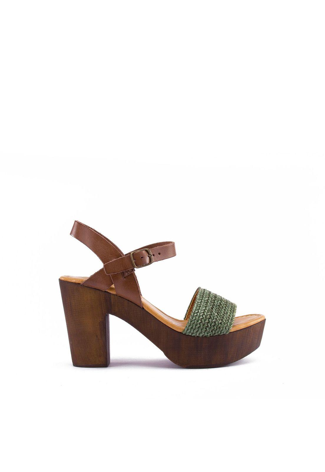 Sandalia  Aqua Casual Verde-0