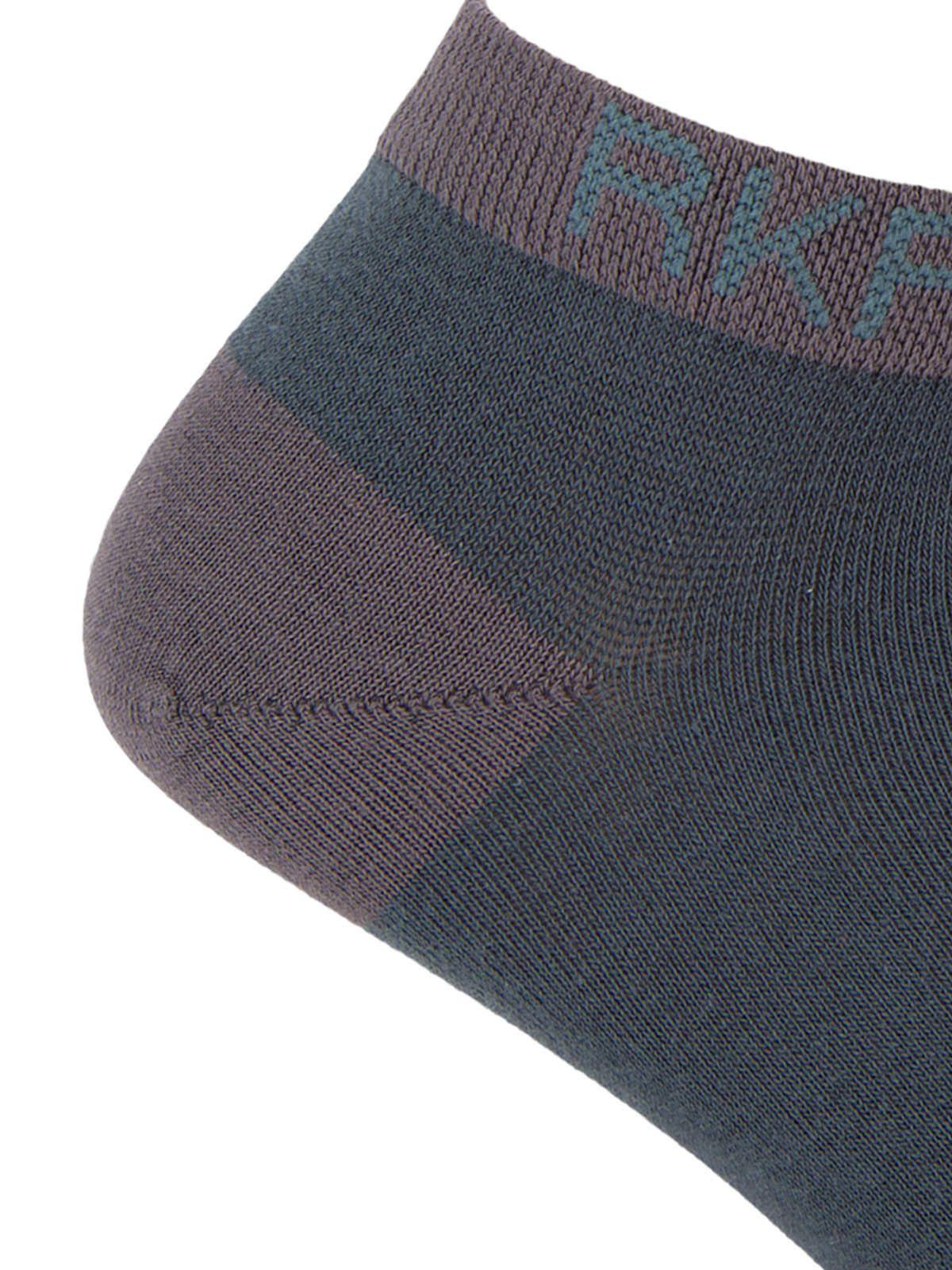 Calcetin Bambú Hombre Ped Simple Azul-2