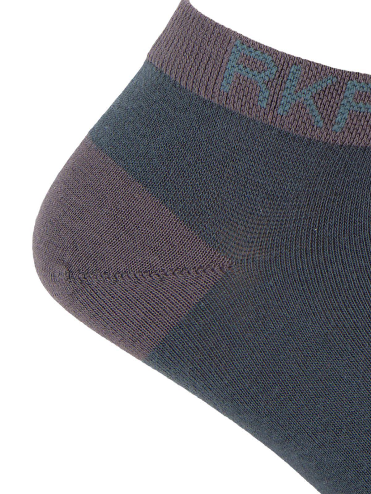 Calcetin Bambú Hombre Ped Simple Azul-2