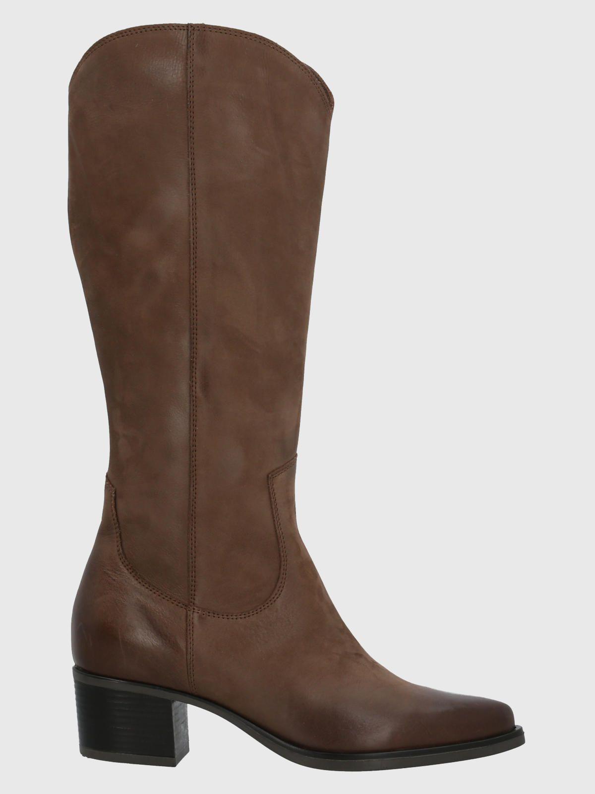 Bota Cuero Mujer Skyler Café-1