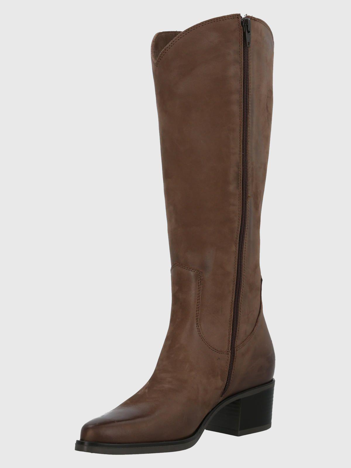 Bota Cuero Mujer Skyler Café-5