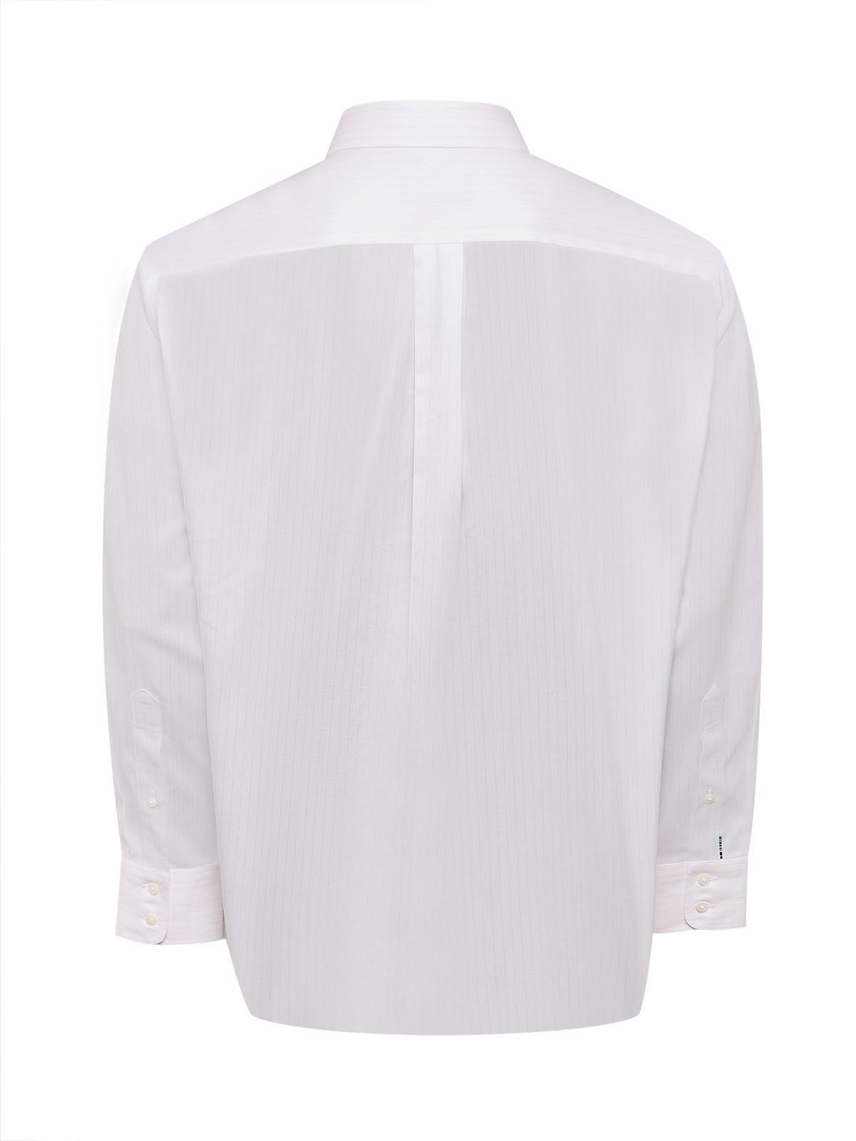 Camisa Algodón Libre de Arrugas Hombre Blanco-3