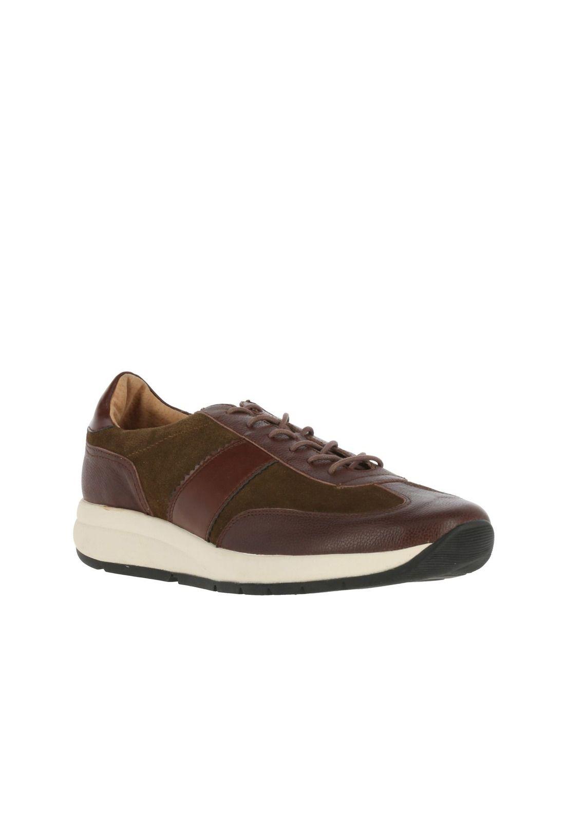 Zapatilla Cuero Conrad Brown-0