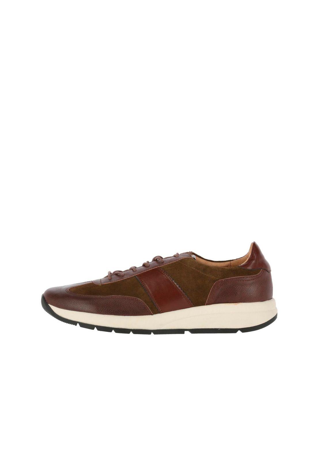 Zapatilla Cuero Conrad Brown-2