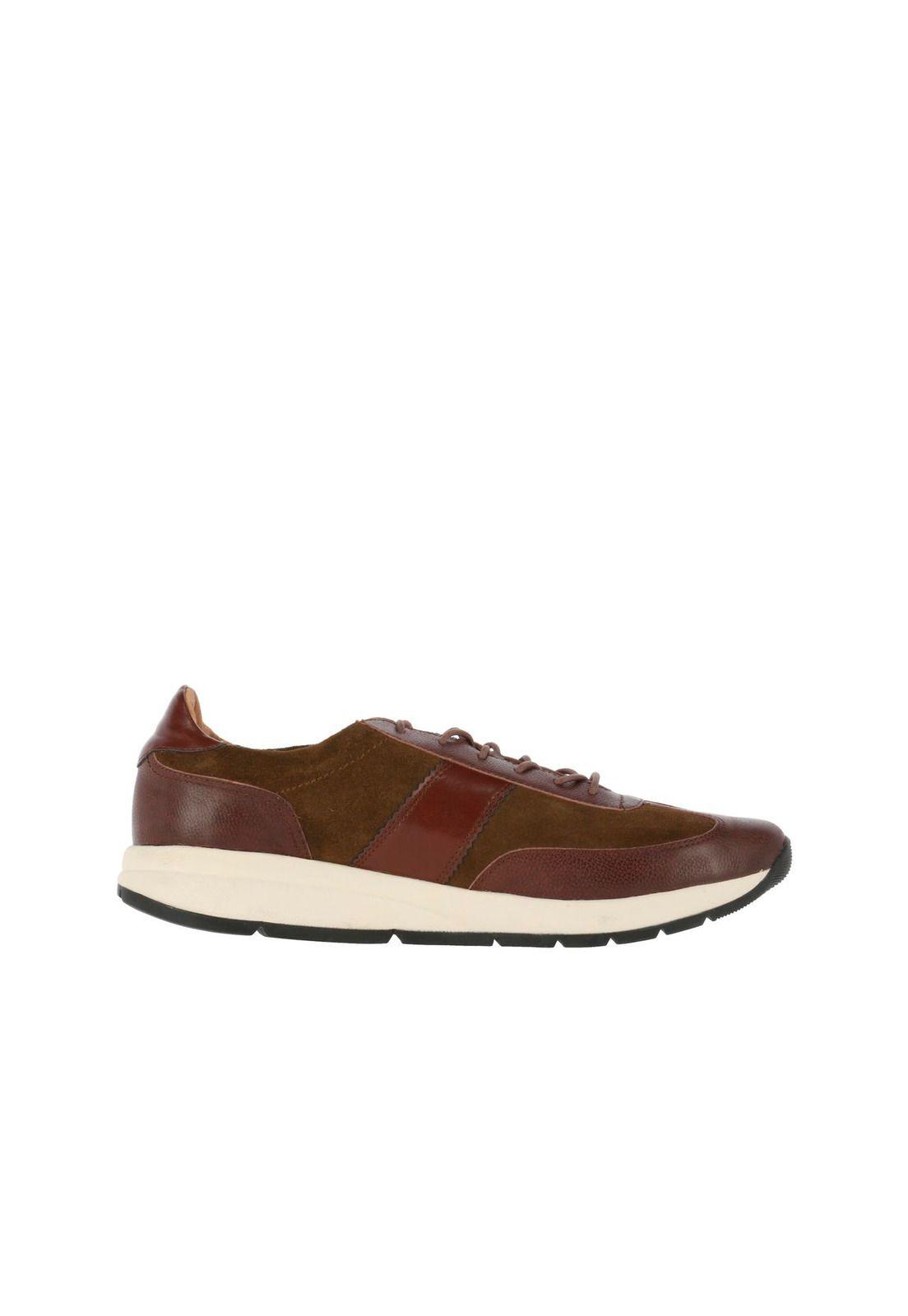 Zapatilla Cuero Conrad Brown-3